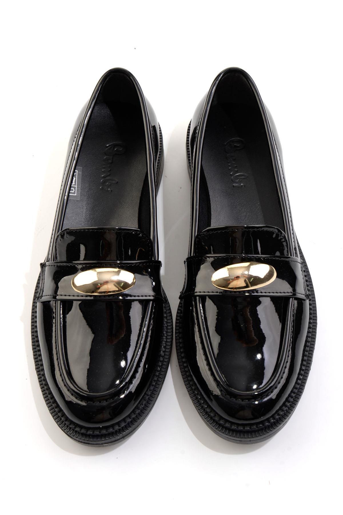 Siyah  Kadın Loafer Ayakkabı K01216100298