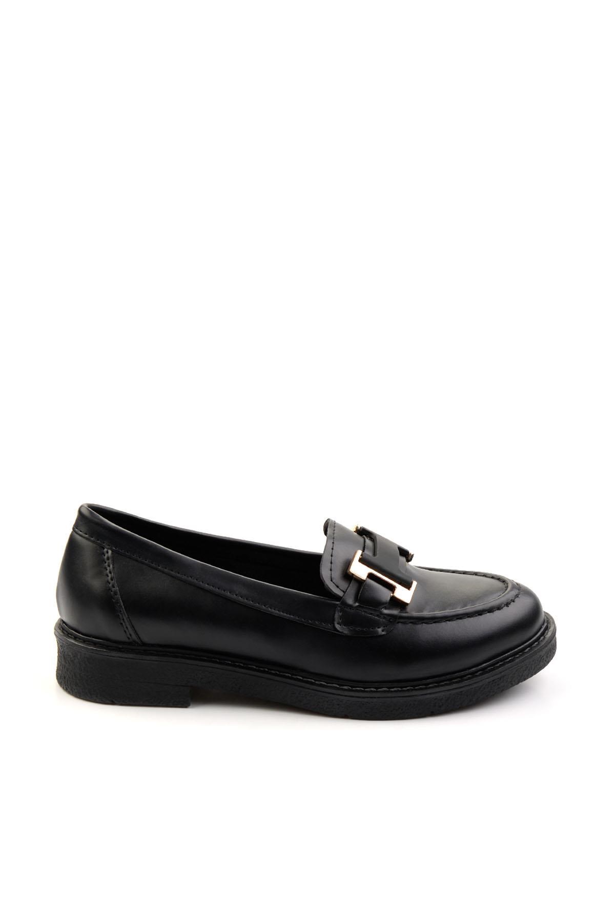 Siyah  Kadın Loafer Ayakkabı K01257050009
