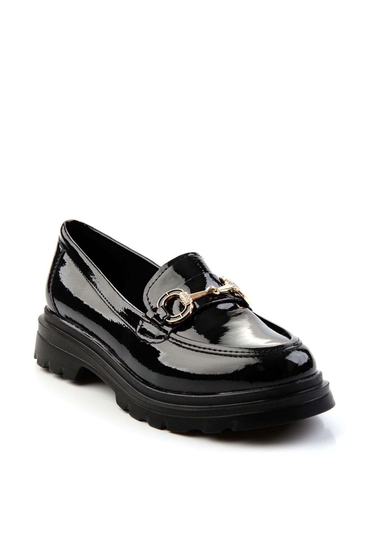 Siyah  Kadın Loafer Ayakkabı K01257060998