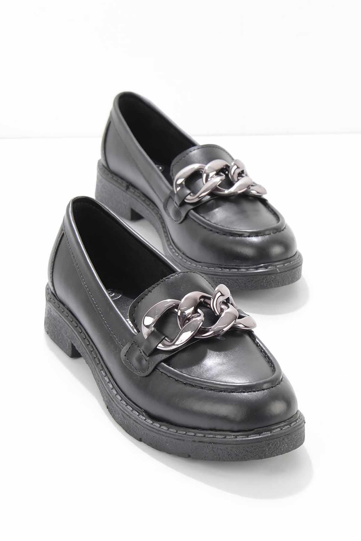 Siyah  Kadın Loafer Ayakkabı K01257067009