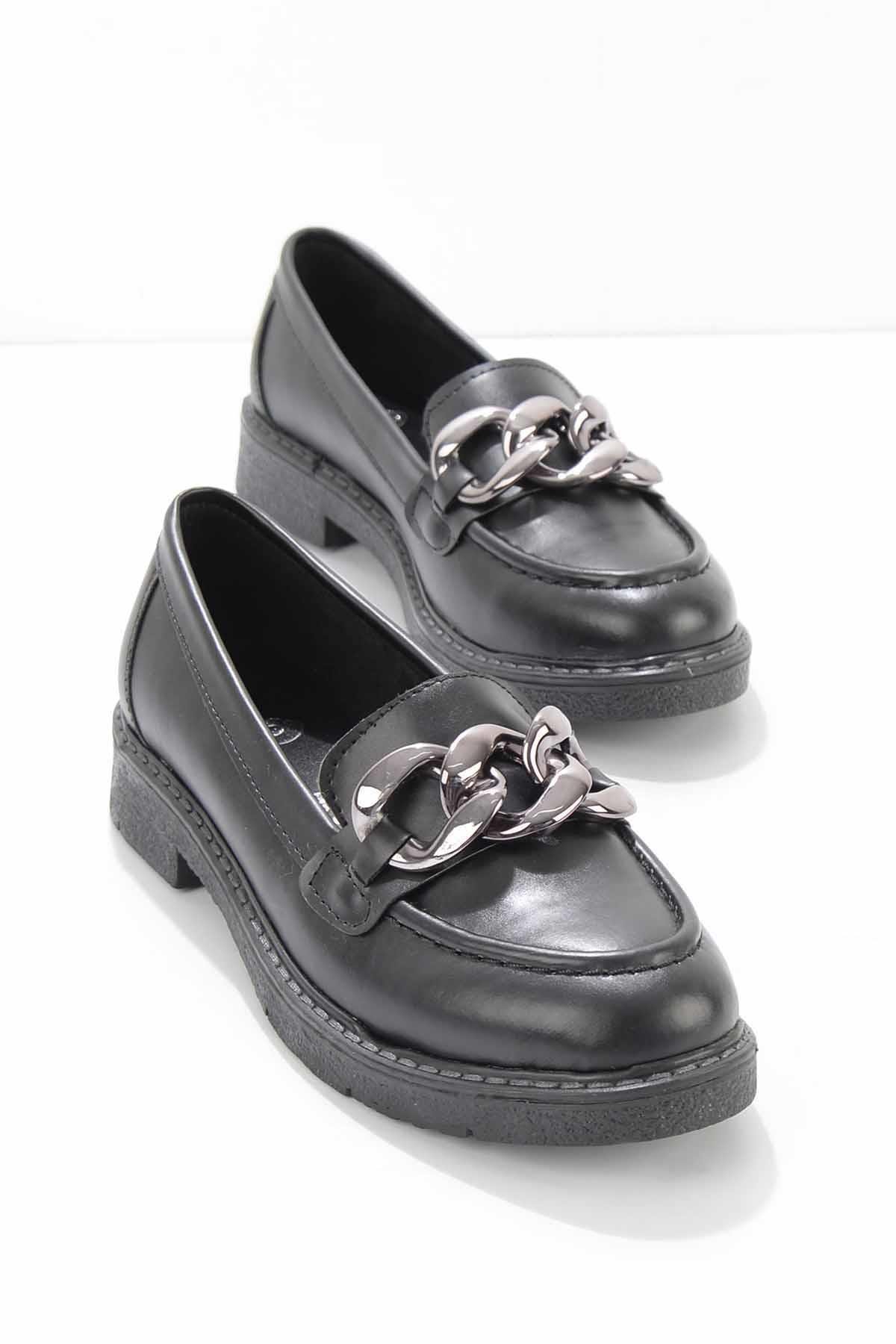 Siyah  Kadın Loafer Ayakkabı K01257067009