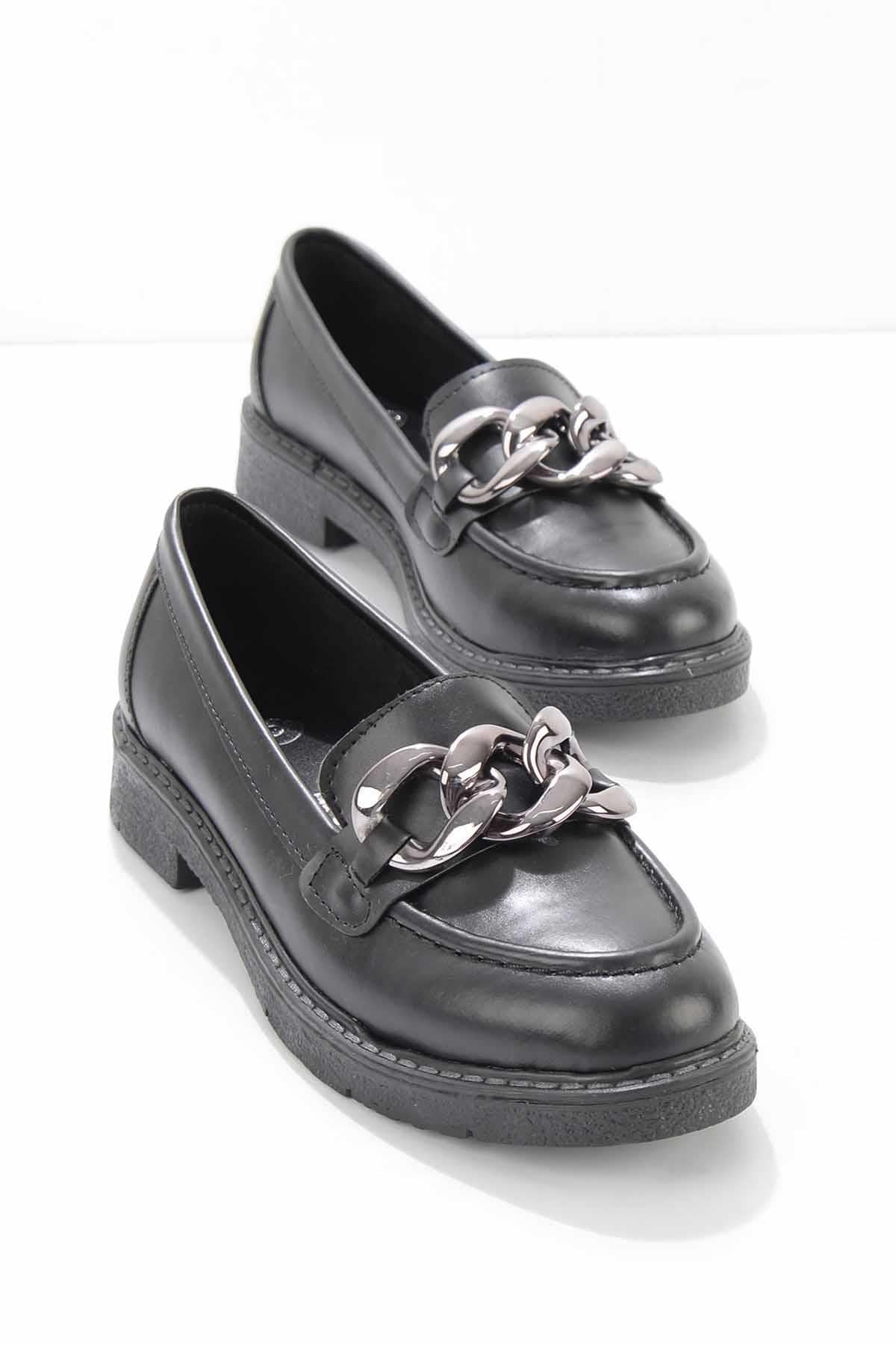 Siyah  Kadın Loafer Ayakkabı K01257067009
