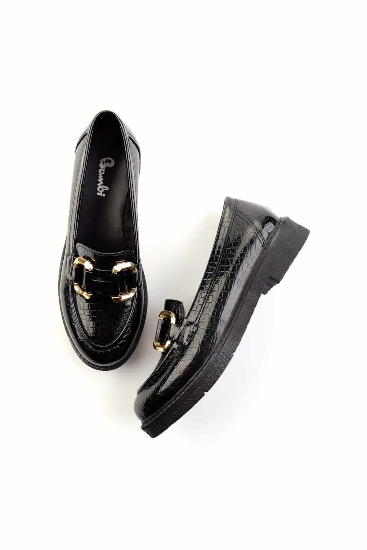 Siyah  Kadın Loafer Ayakkabı K01257067511