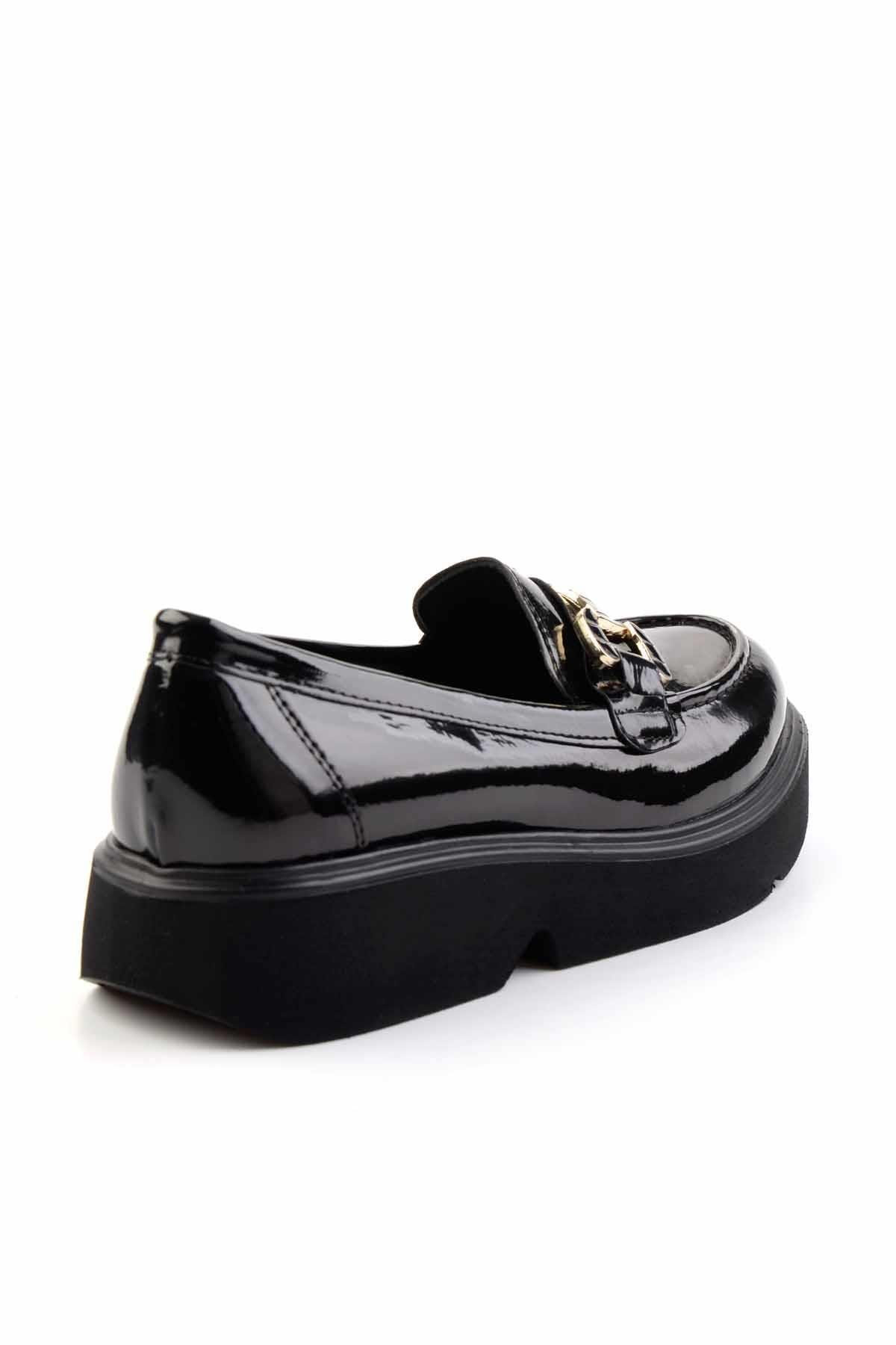 Siyah  Kadın Loafer Ayakkabı K01257069508
