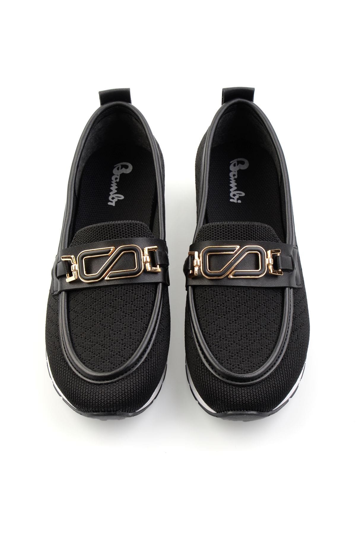 Siyah  Kadın Loafer Ayakkabı K01311000482