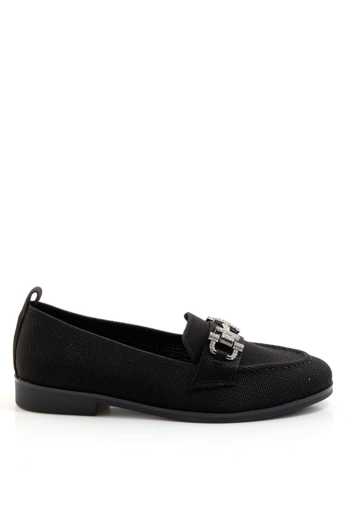 Siyah  Kadın Loafer Ayakkabı K01327022282