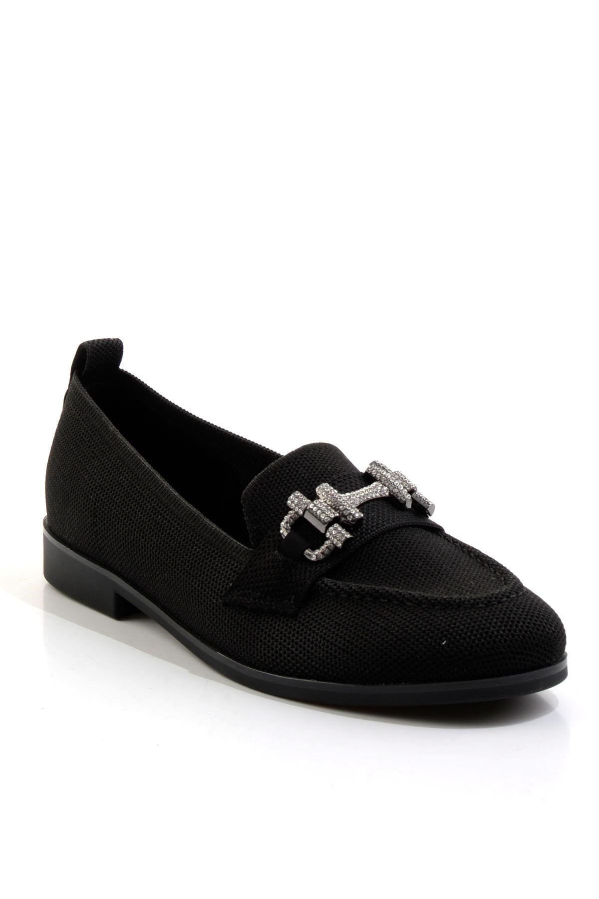 Siyah  Kadın Loafer Ayakkabı K01327022282