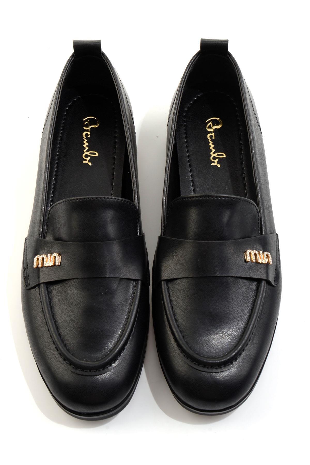 Siyah  Kadın Loafer Ayakkabı K01327023109