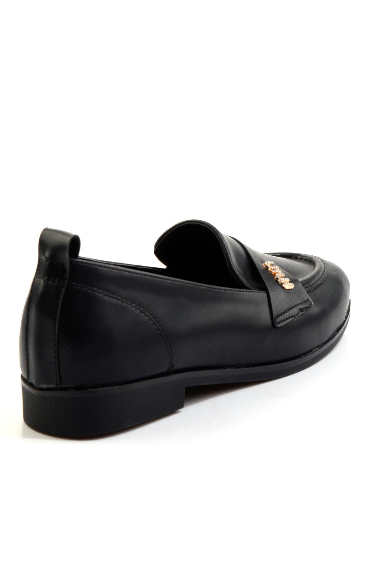 Siyah  Kadın Loafer Ayakkabı K01327023109