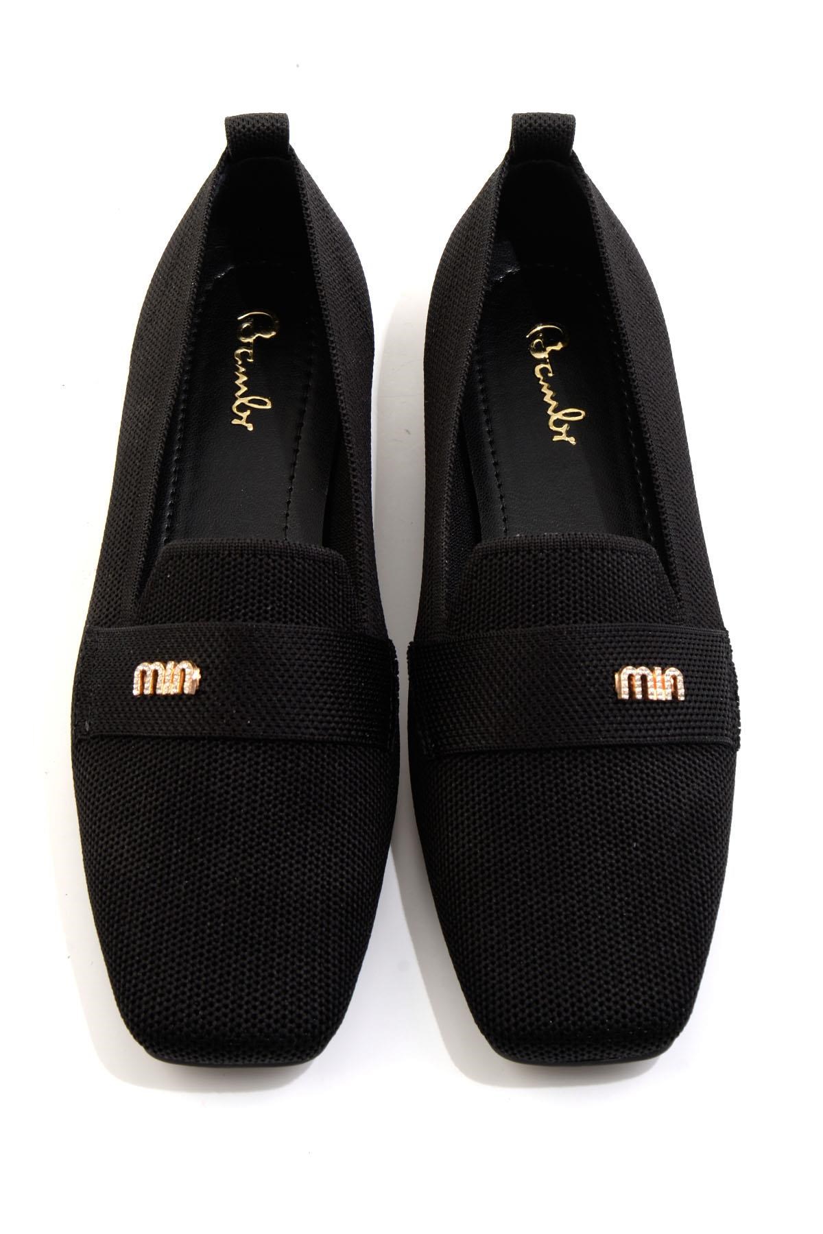 Siyah  Kadın Loafer Ayakkabı K01327023382