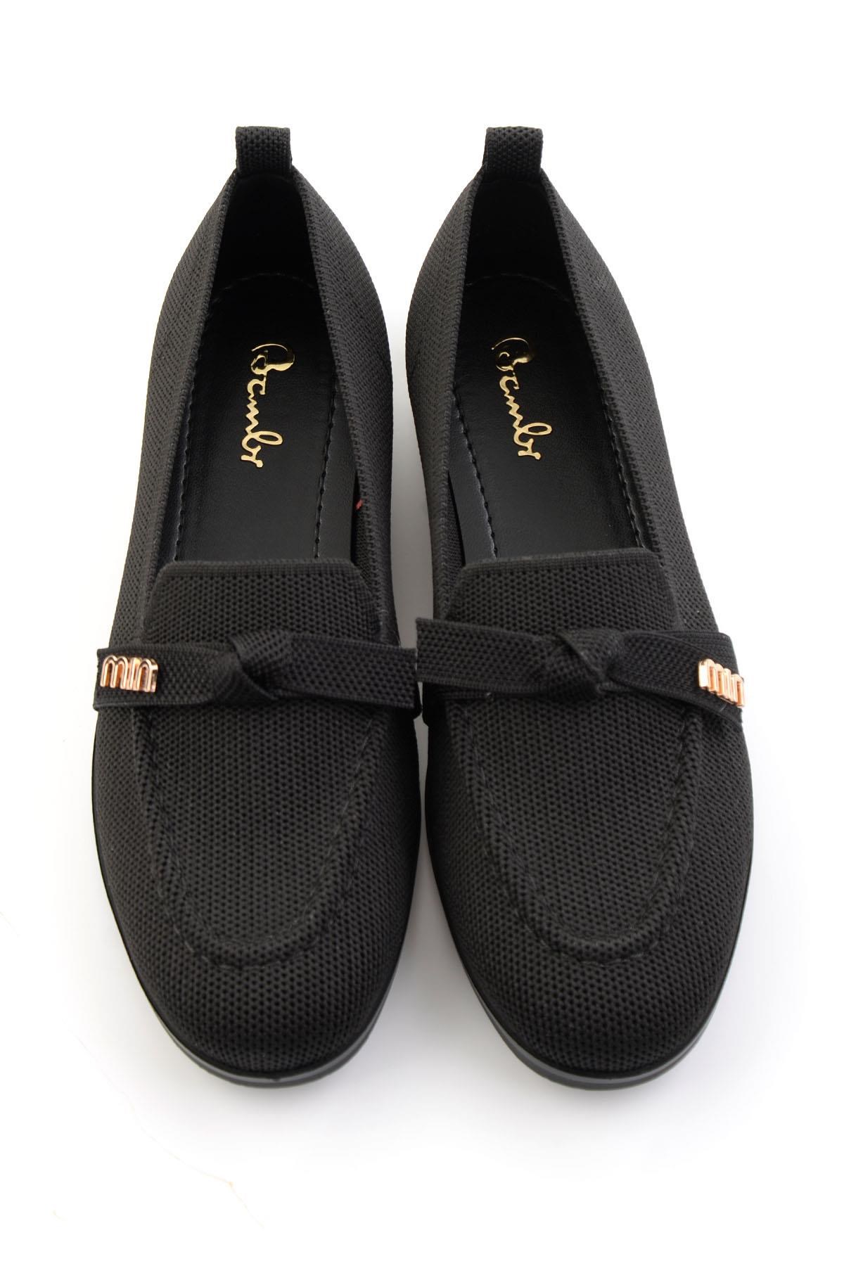 Siyah  Kadın Loafer Ayakkabı K01327025182