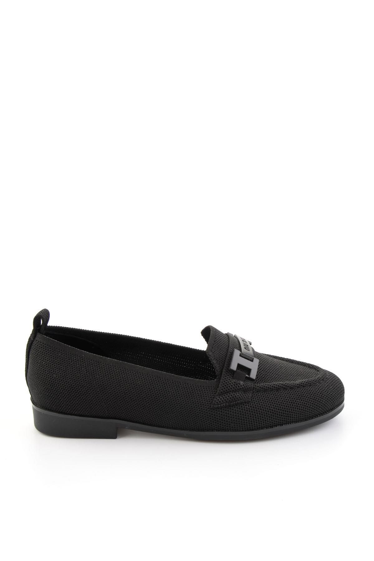 Siyah  Kadın Loafer Ayakkabı K01327025282
