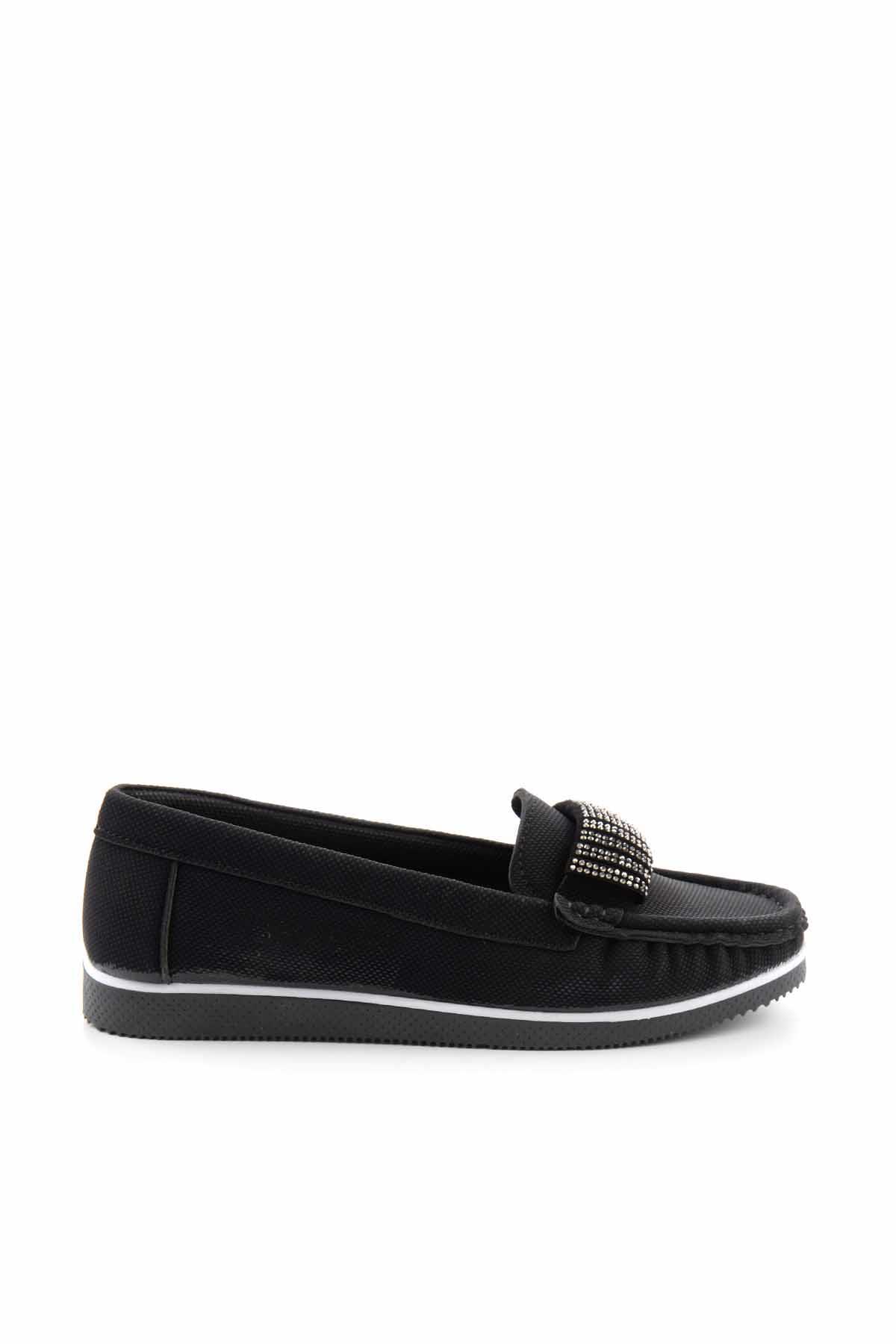 Siyah  Kadın Loafer Ayakkabı K01348065409
