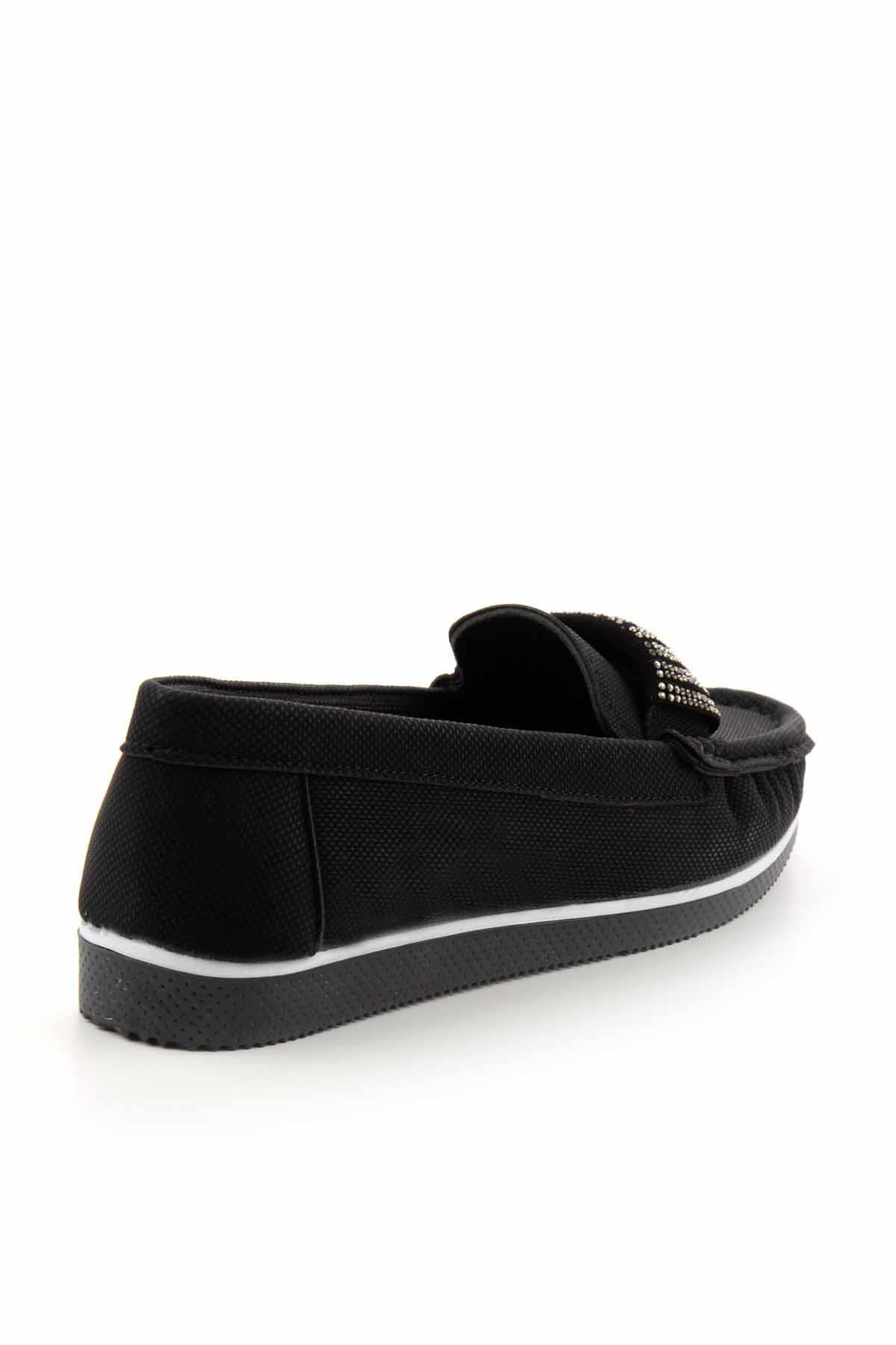 Siyah  Kadın Loafer Ayakkabı K01348065409