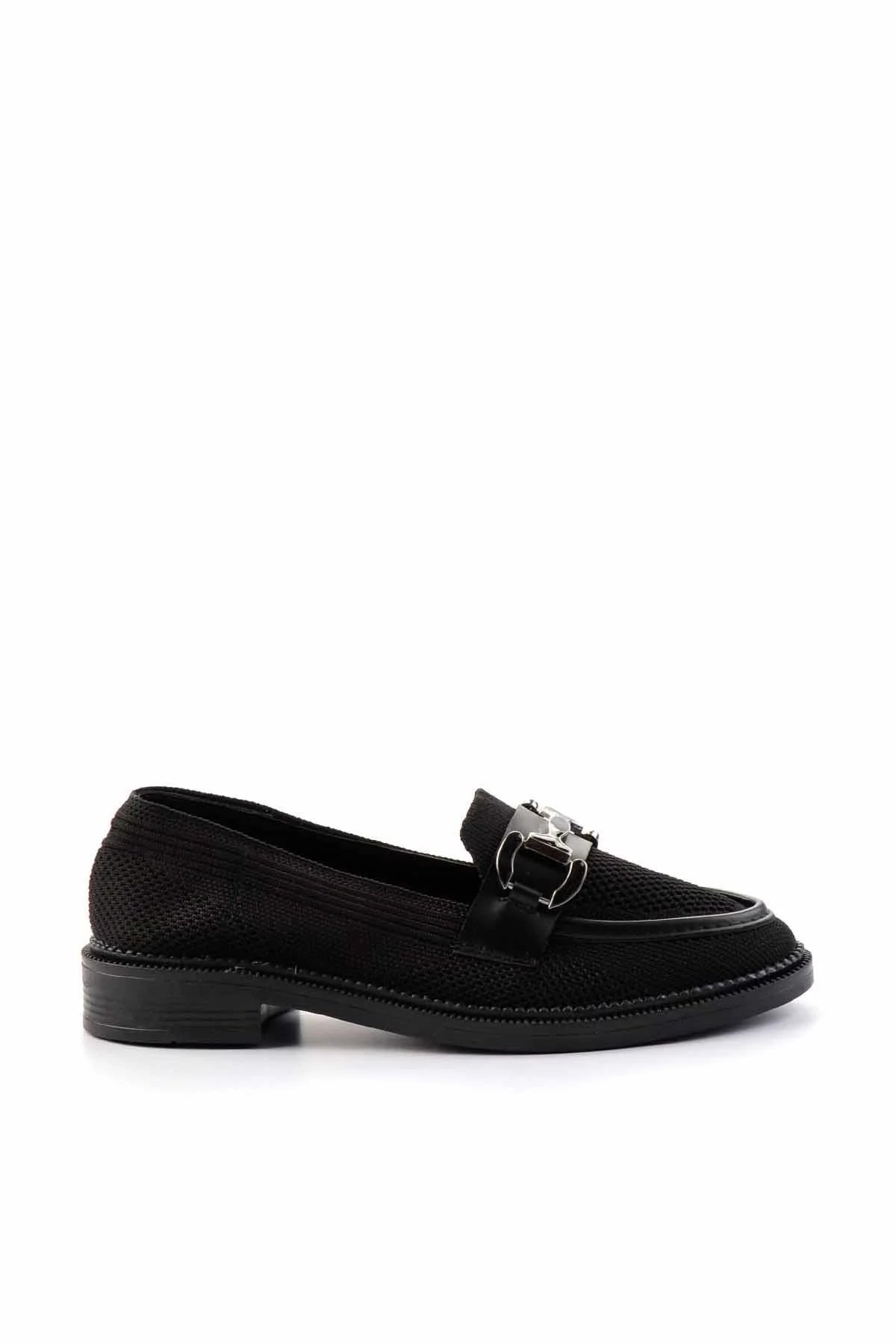 Siyah  Kadın Loafer Ayakkabı K01362245682