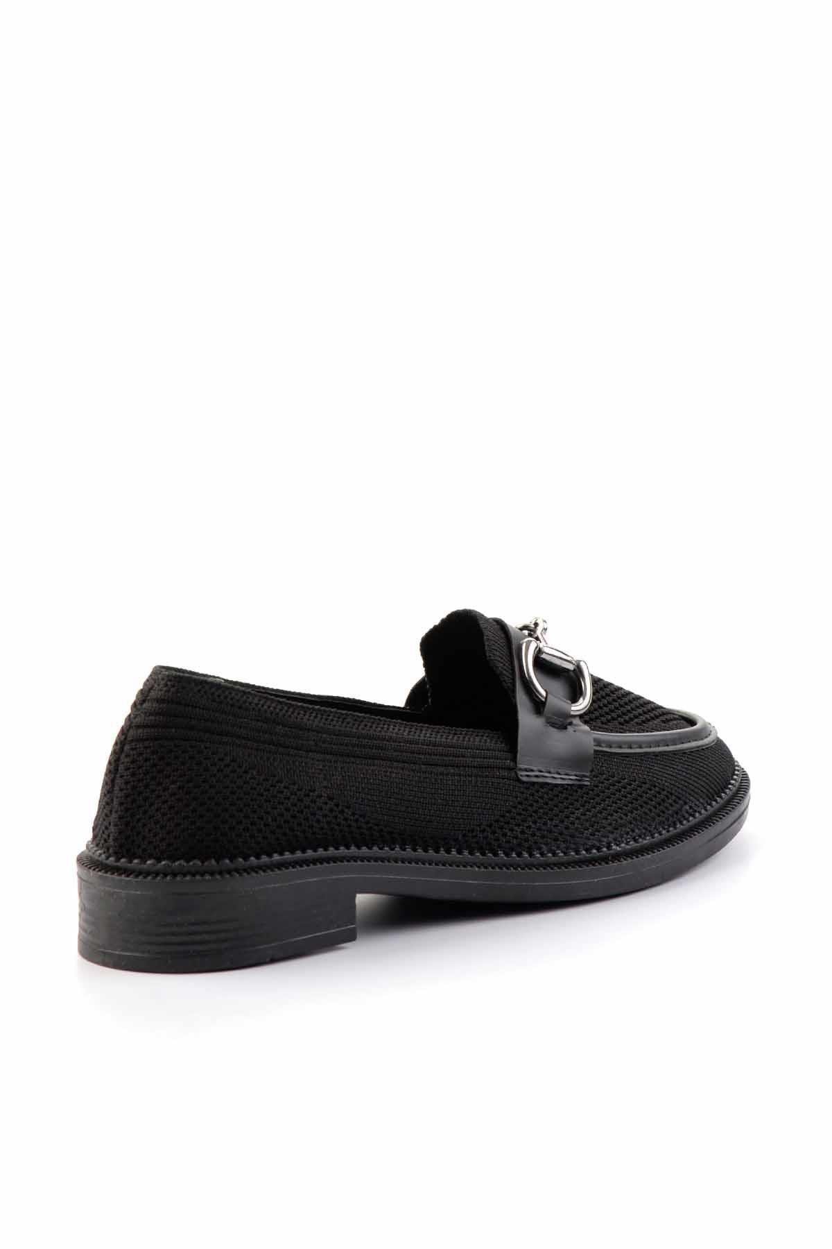 Siyah  Kadın Loafer Ayakkabı K01362245882