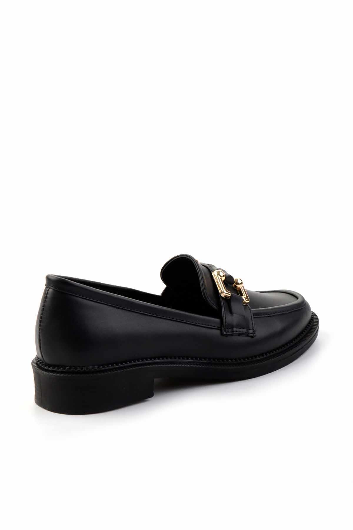 Siyah  Kadın Loafer Ayakkabı K01474091309