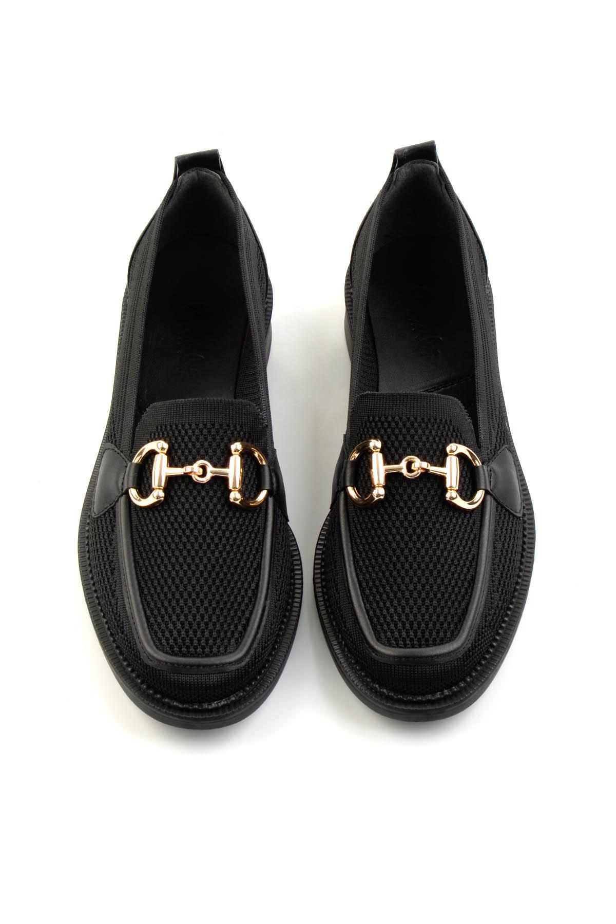 Siyah  Kadın Loafer Ayakkabı K01474111182