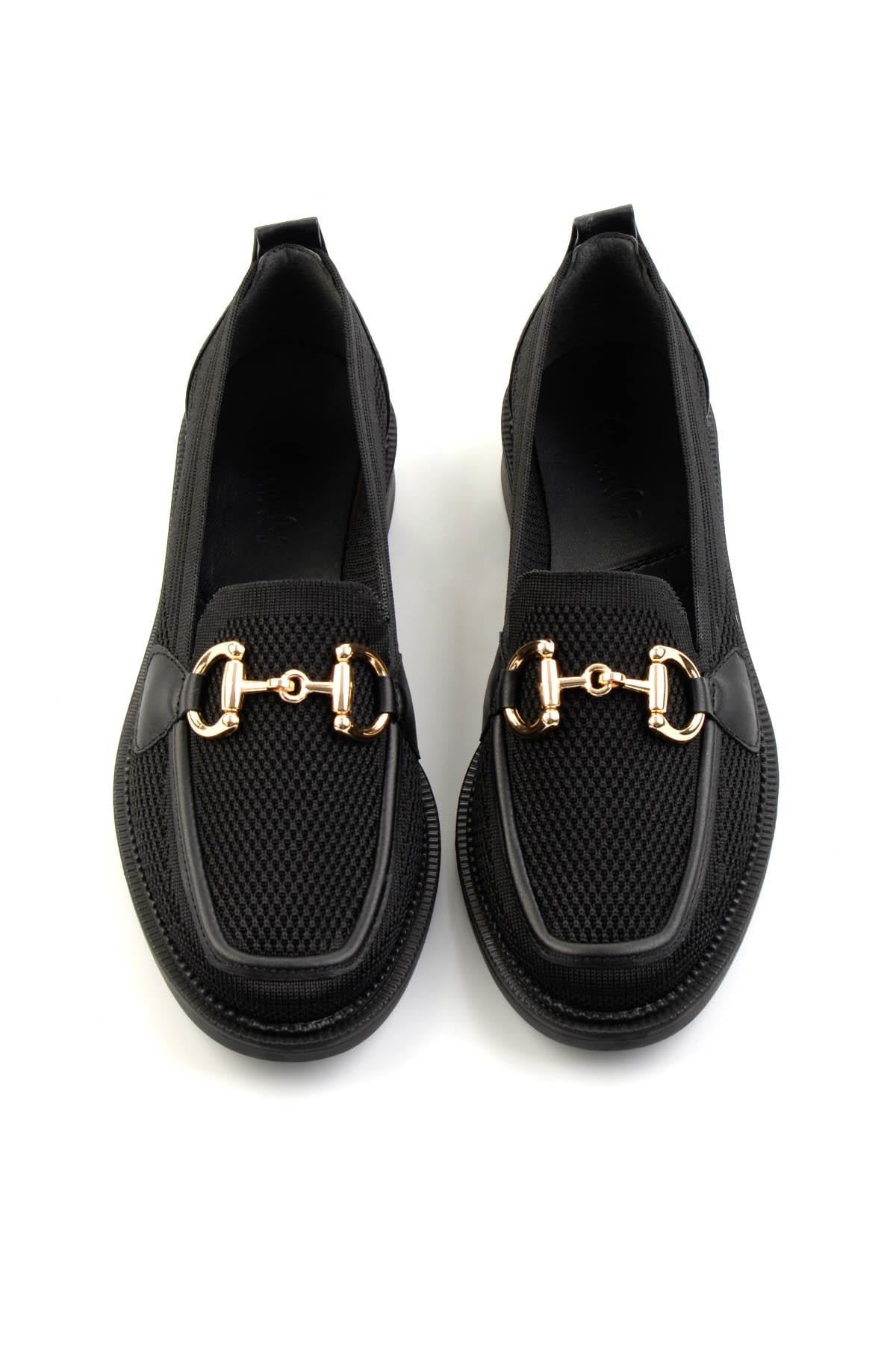 Siyah  Kadın Loafer Ayakkabı K01474111182