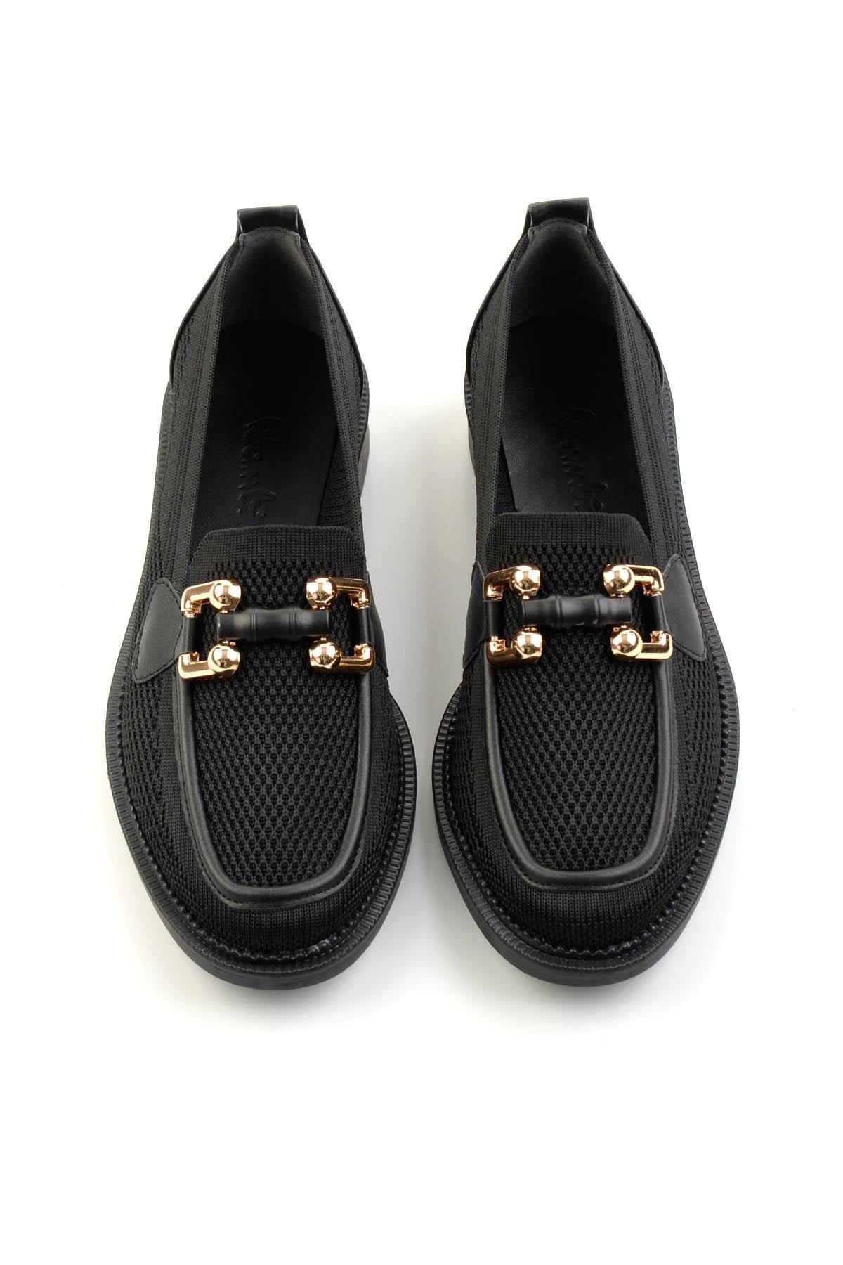 Siyah  Kadın Loafer Ayakkabı K01474222282