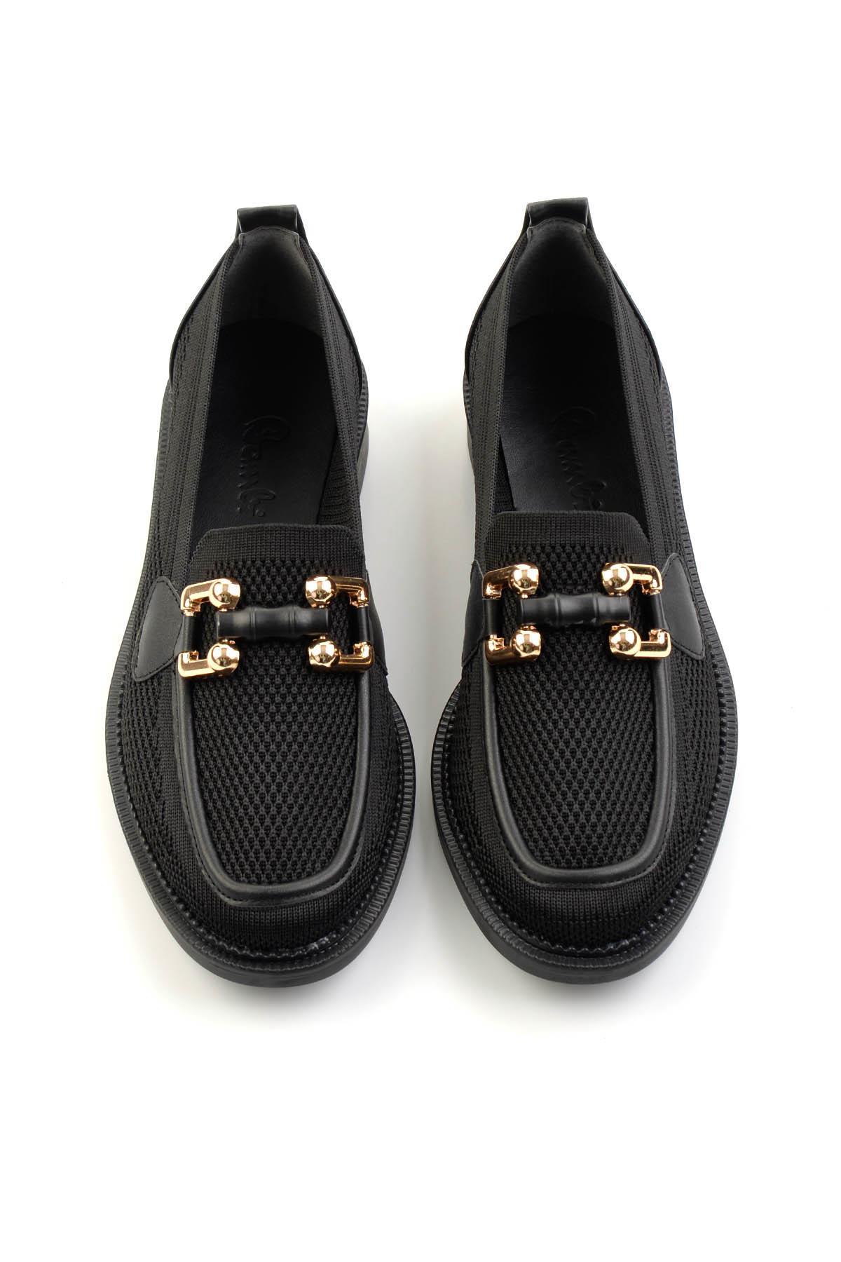 Siyah  Kadın Loafer Ayakkabı K01474222282