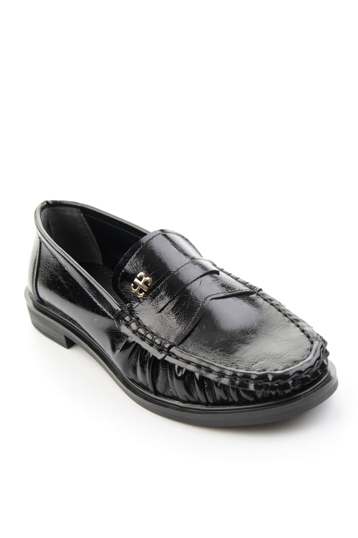 Siyah  Kadın Loafer Ayakkabı K01503728342