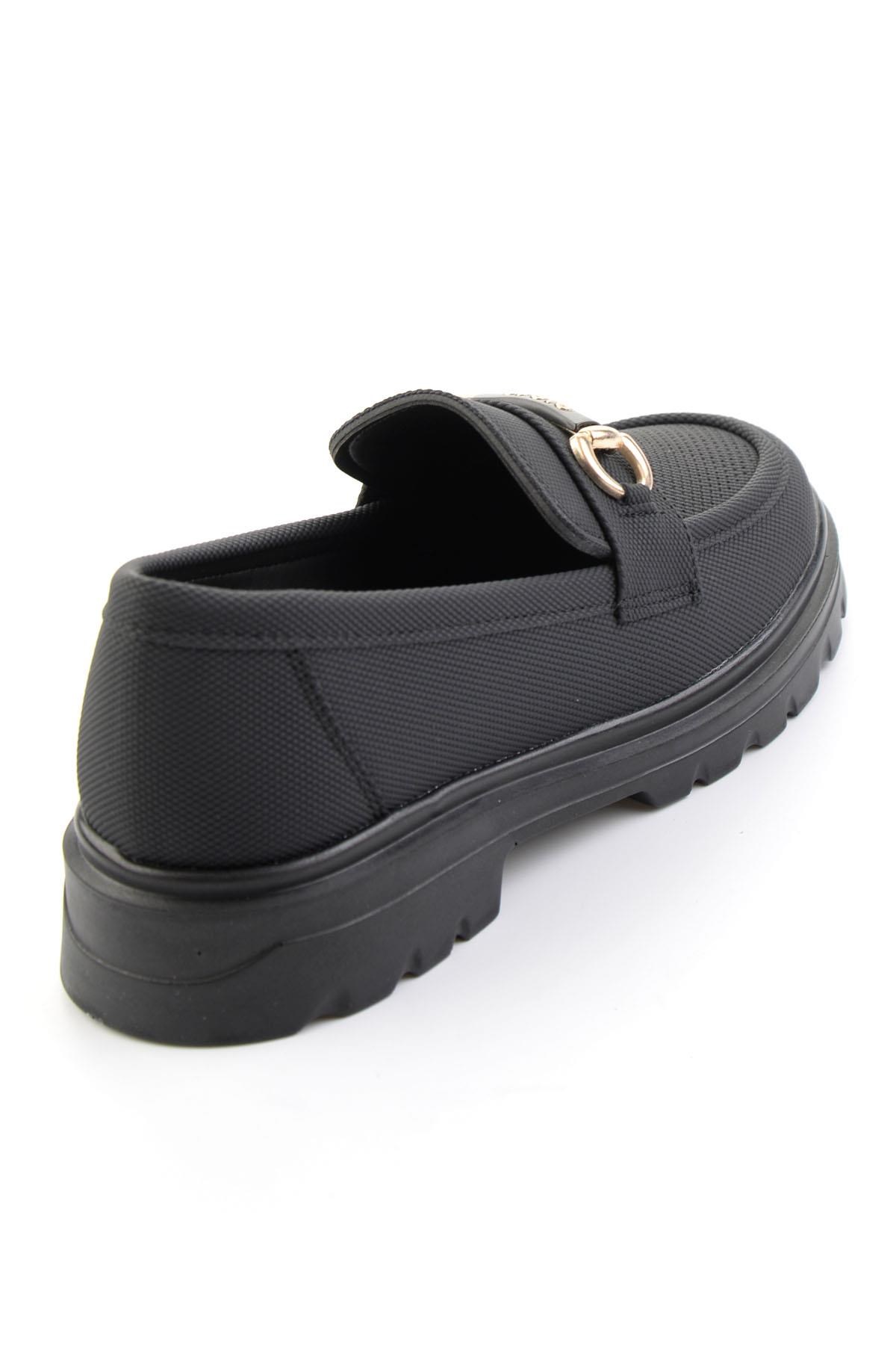 Siyah  Kadın Loafer Ayakkabı K01536103737