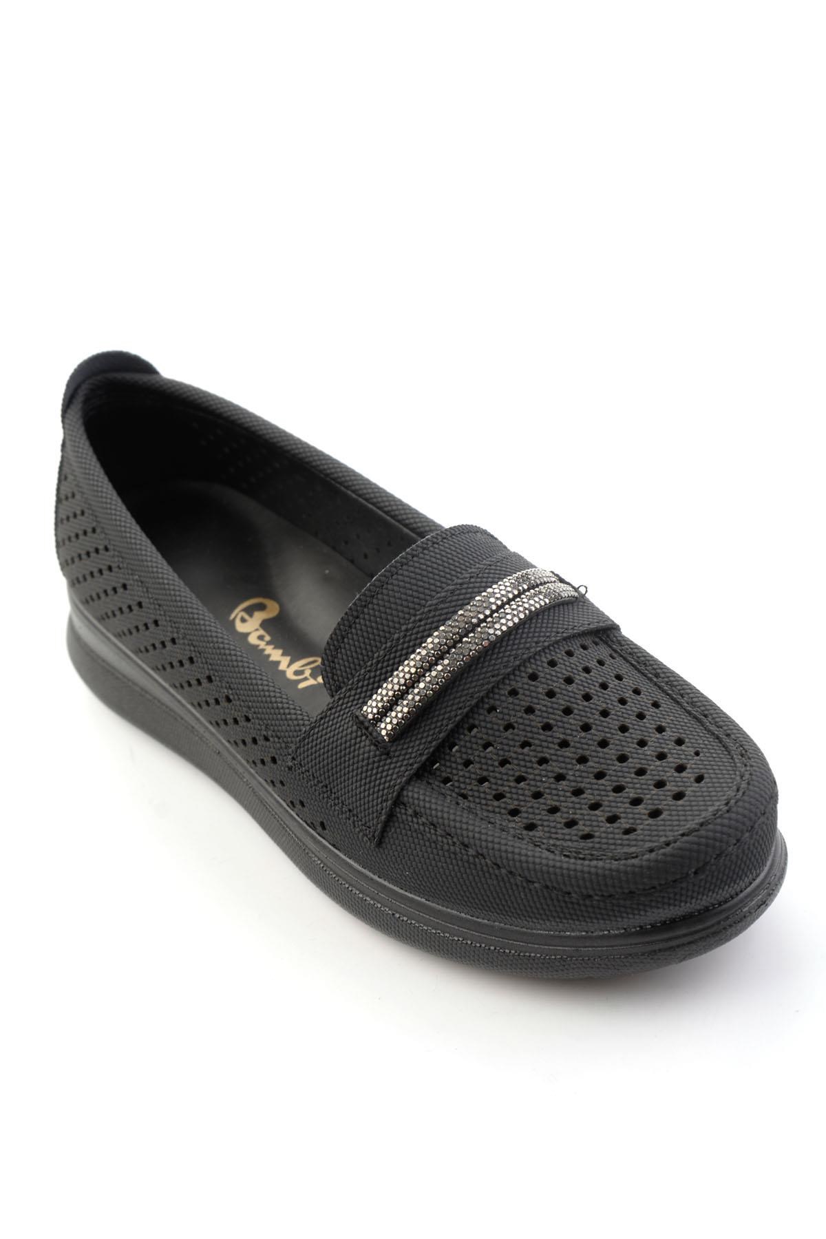 Siyah  Kadın Loafer Ayakkabı K01536104537