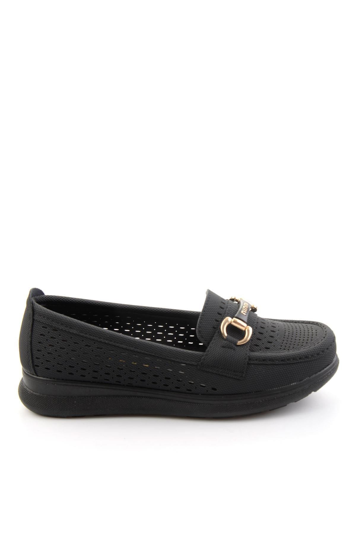 Siyah  Kadın Loafer Ayakkabı K01536104637