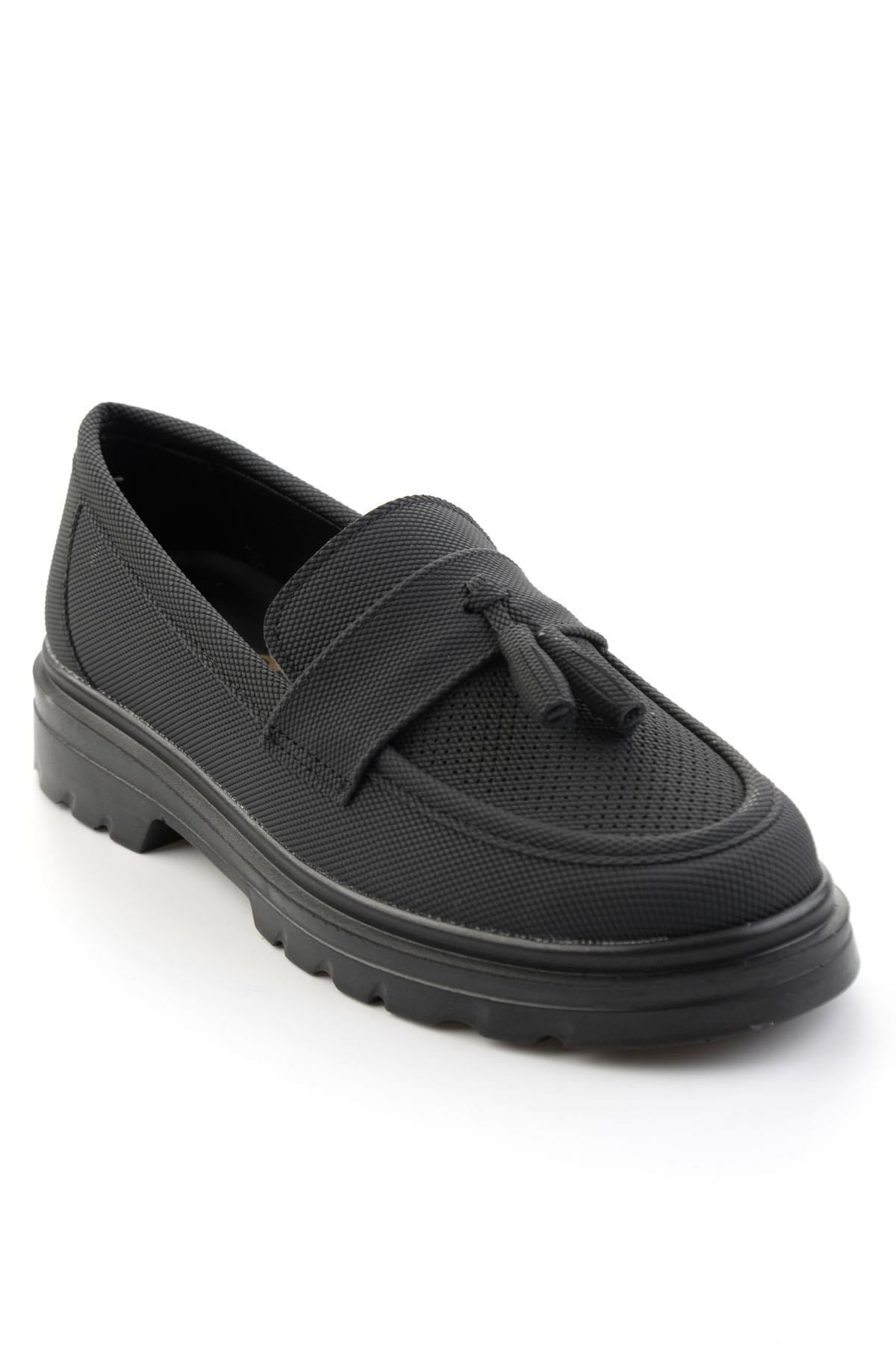 Siyah  Kadın Loafer Ayakkabı K01536105137