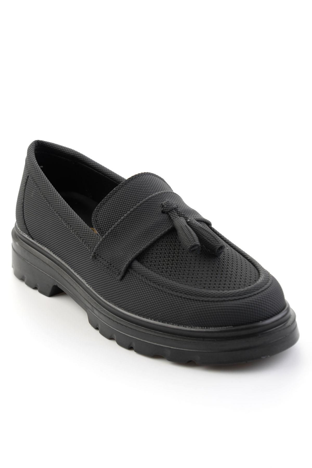 Siyah  Kadın Loafer Ayakkabı K01536105137
