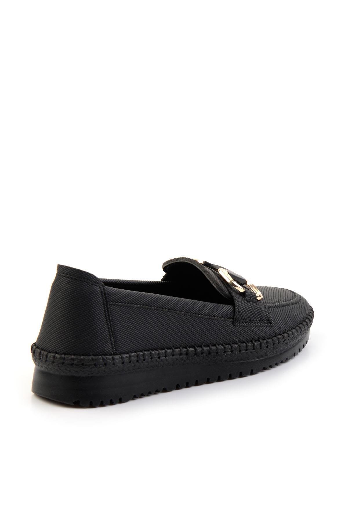 Siyah  Kadın Loafer Ayakkabı K01536194009