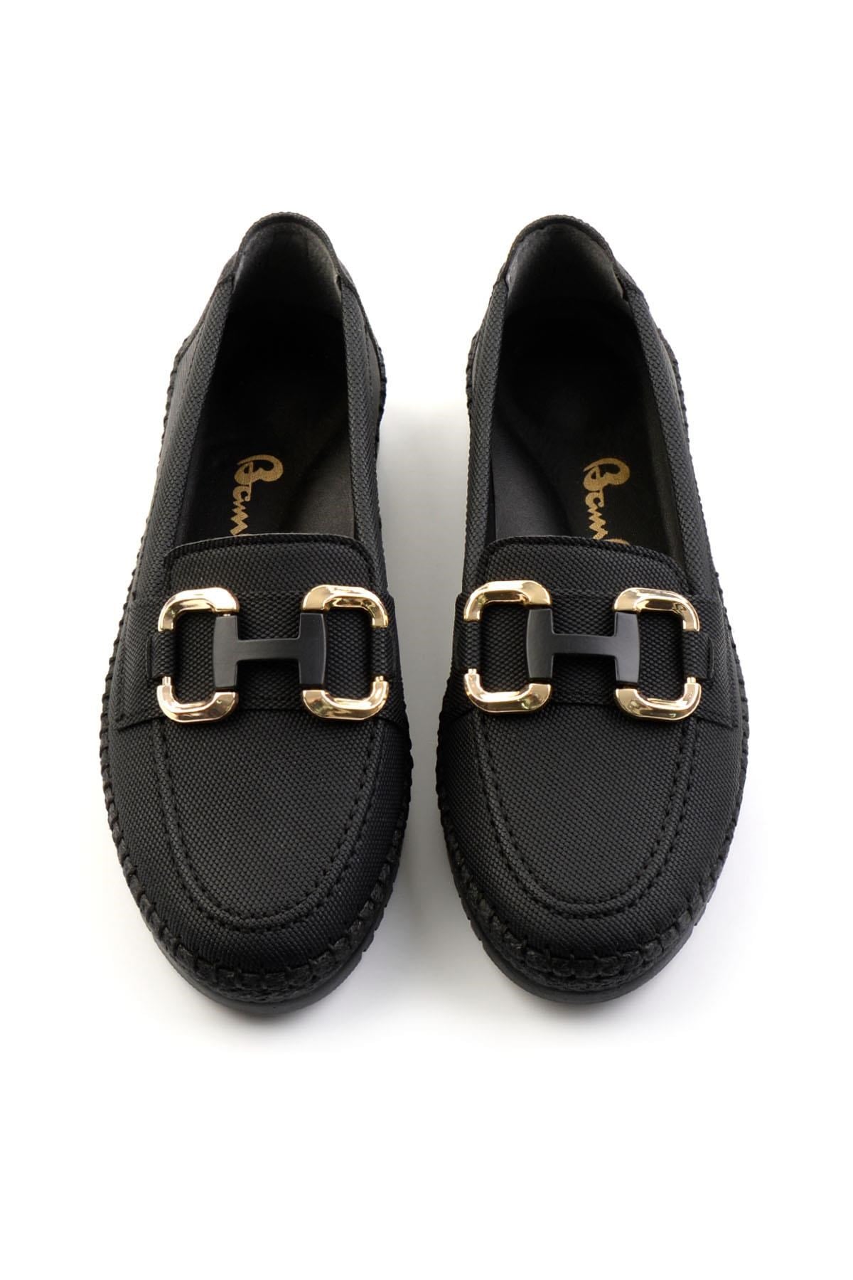 Siyah  Kadın Loafer Ayakkabı K01536194009