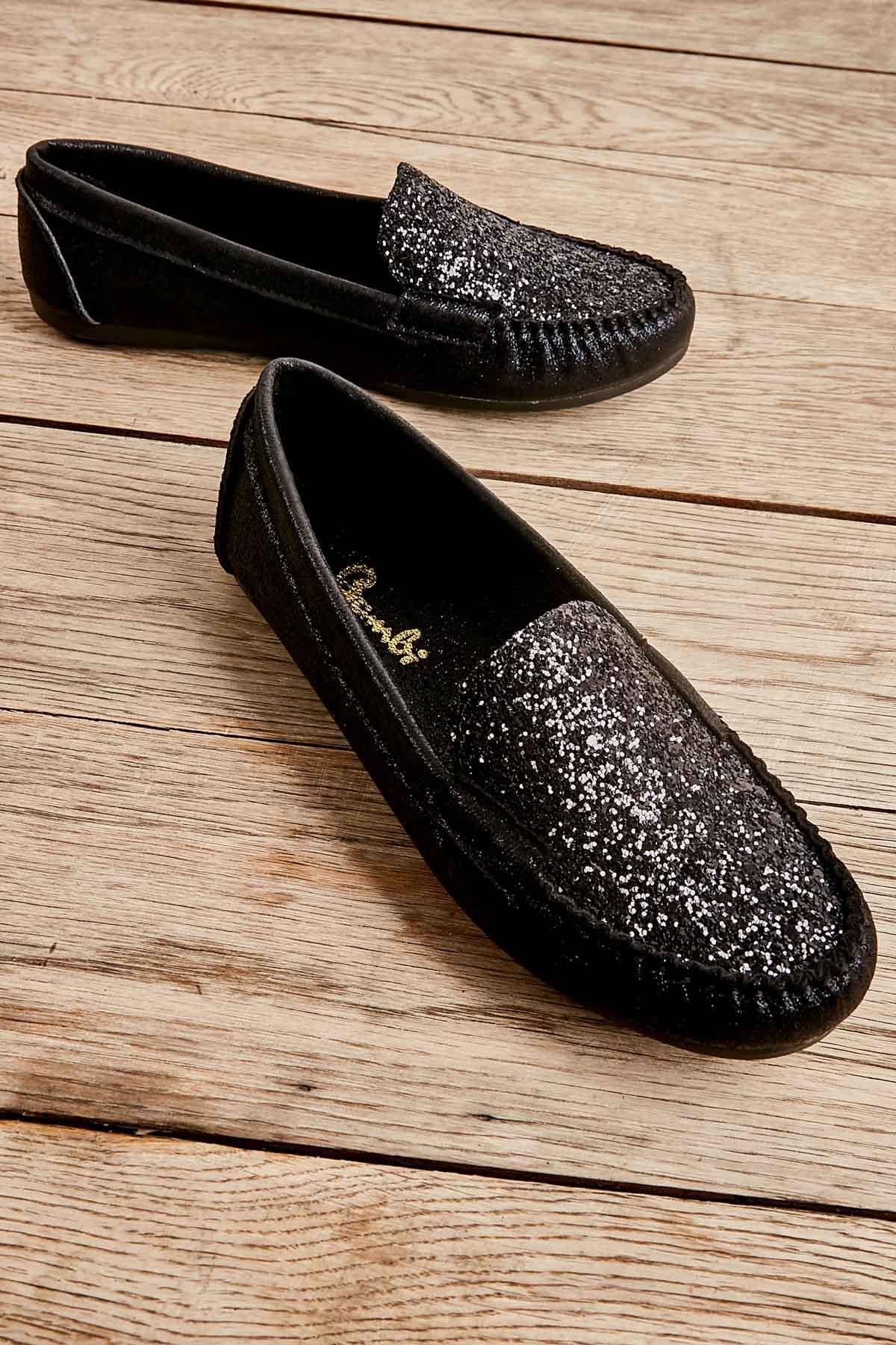 Siyah  Kadın Loafer Ayakkabı K01542066664