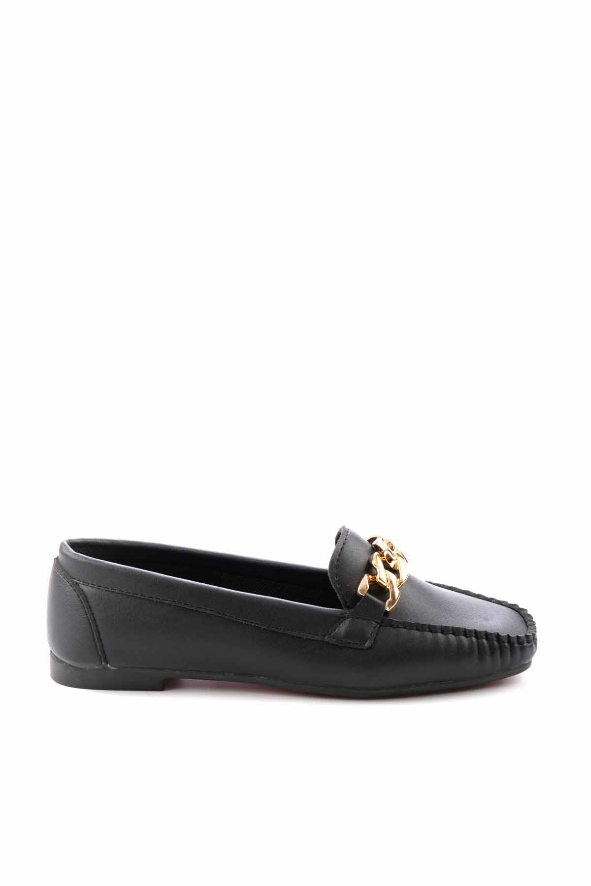 Siyah  Kadın Loafer Ayakkabı K01542122009