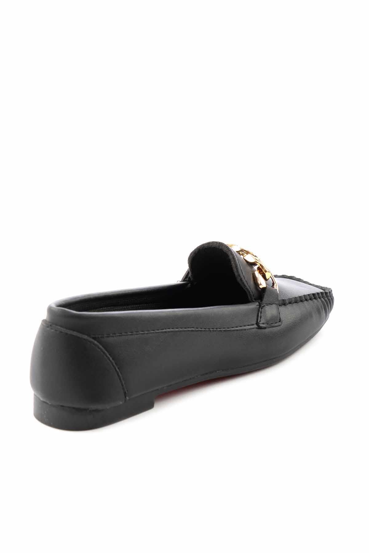 Siyah  Kadın Loafer Ayakkabı K01542122009