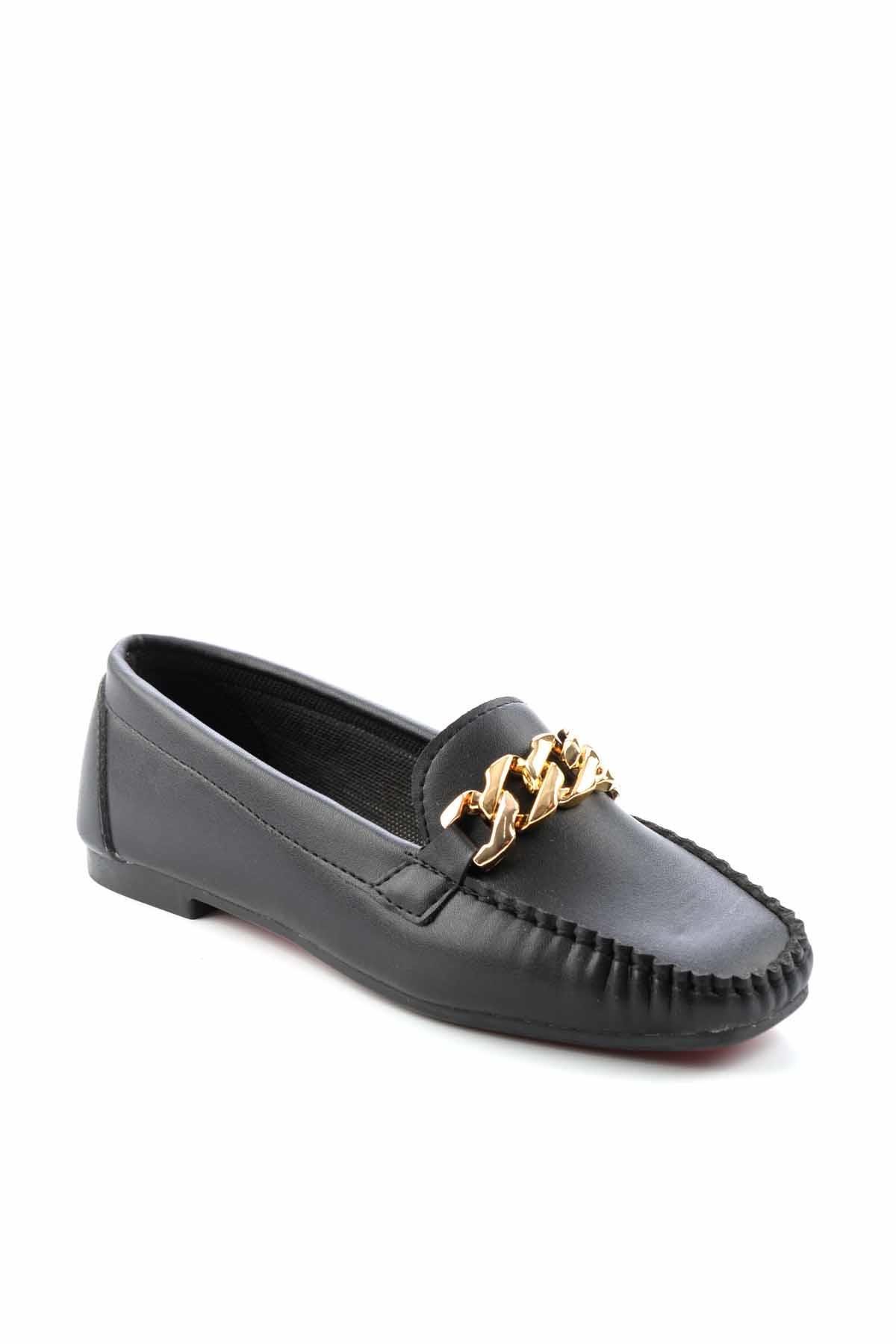 Siyah  Kadın Loafer Ayakkabı K01542122009