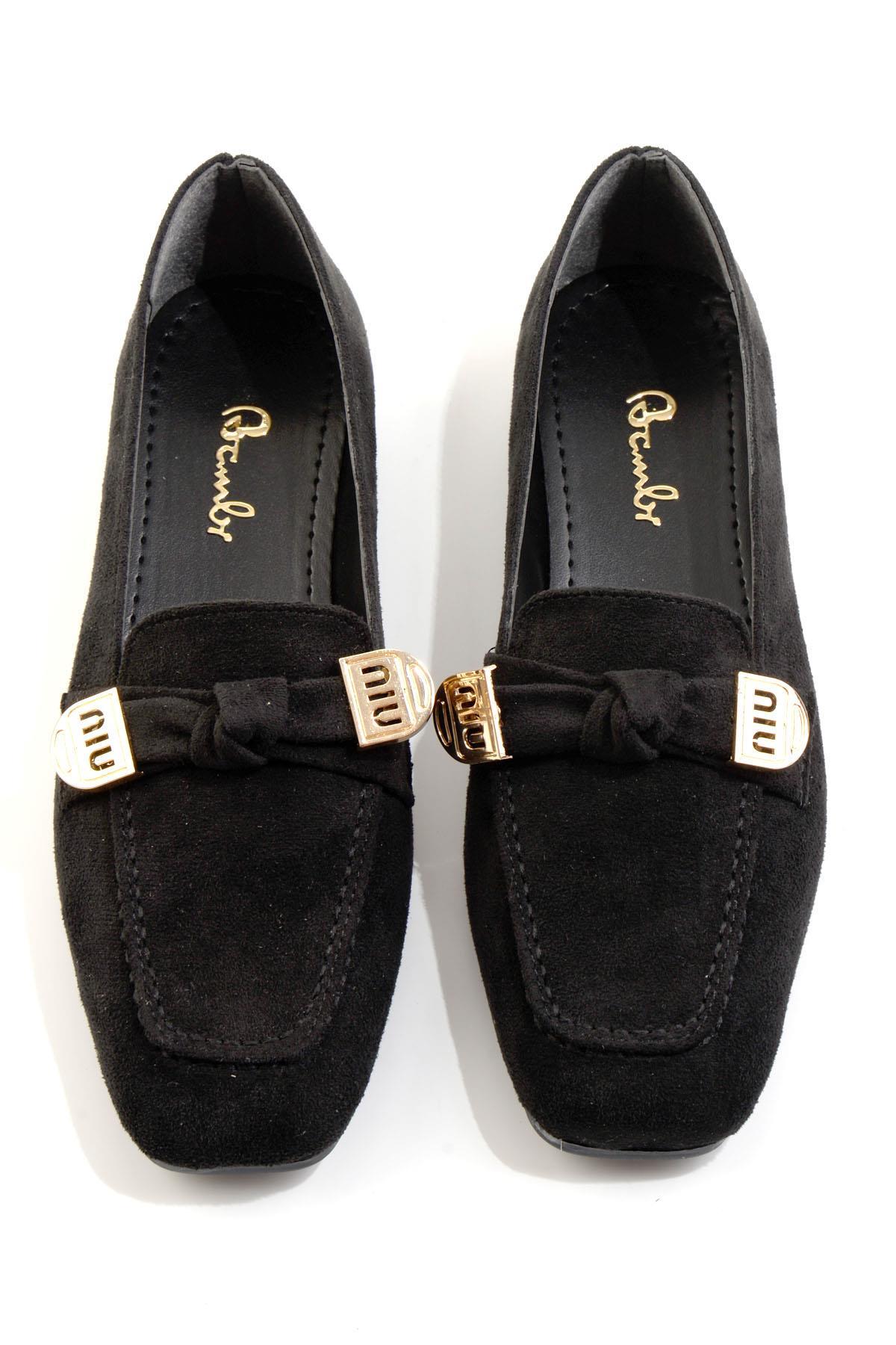 Siyah  Kadın Loafer Ayakkabı K01641022472