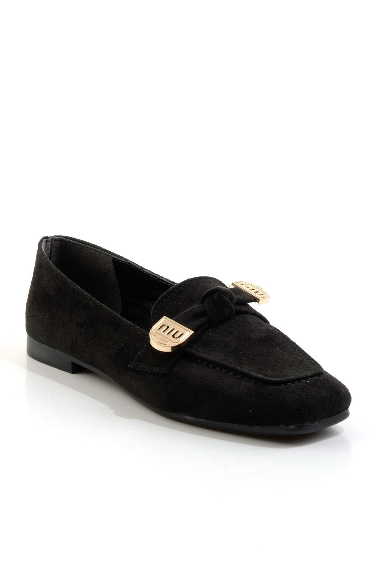 Siyah  Kadın Loafer Ayakkabı K01641022472