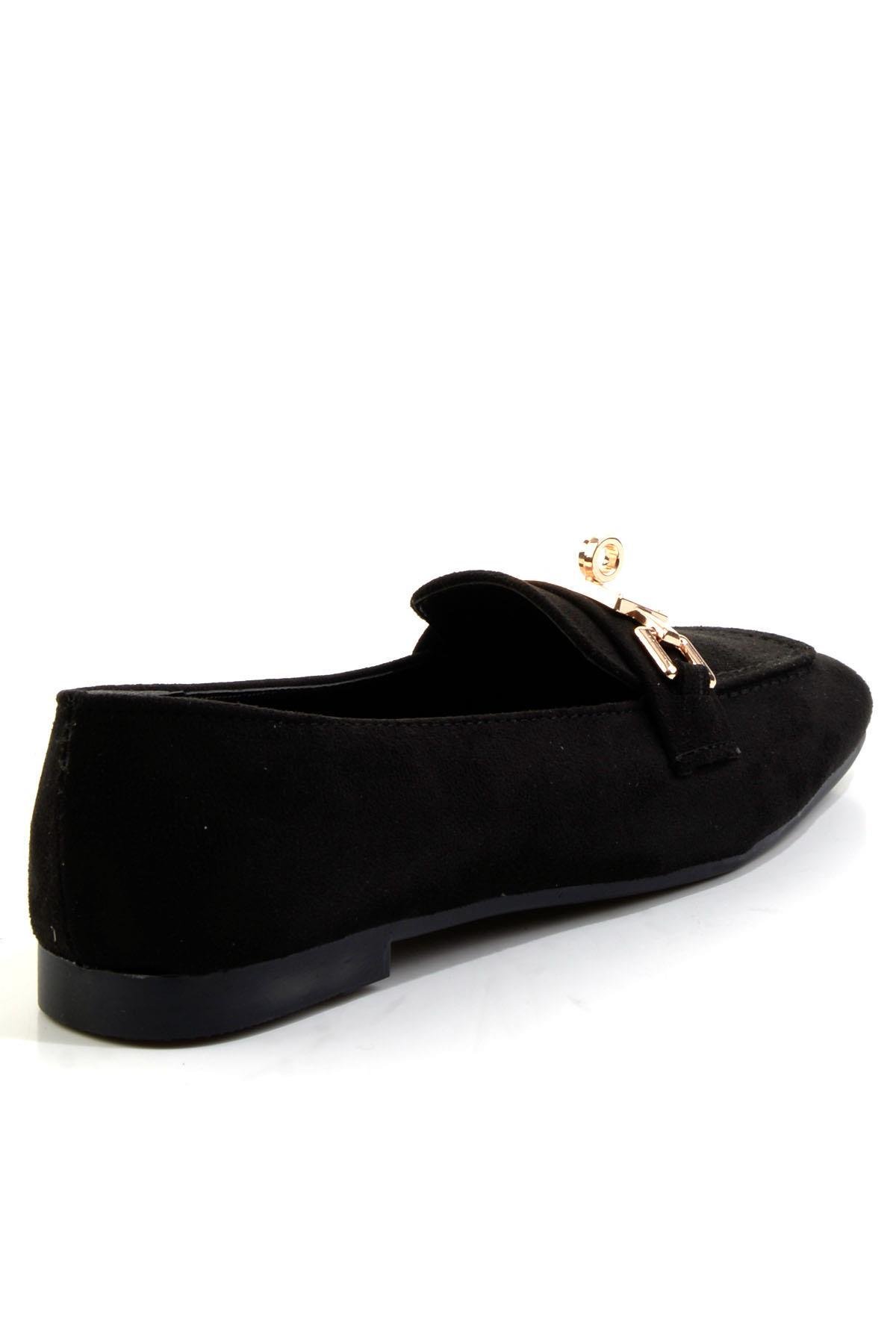 Siyah  Kadın Loafer Ayakkabı K01641022572