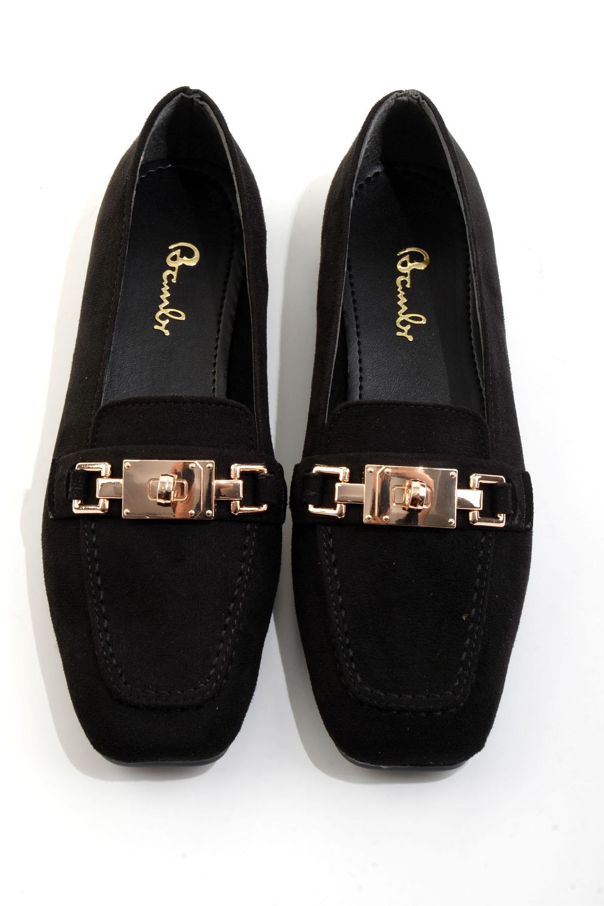 Siyah  Kadın Loafer Ayakkabı K01641022572