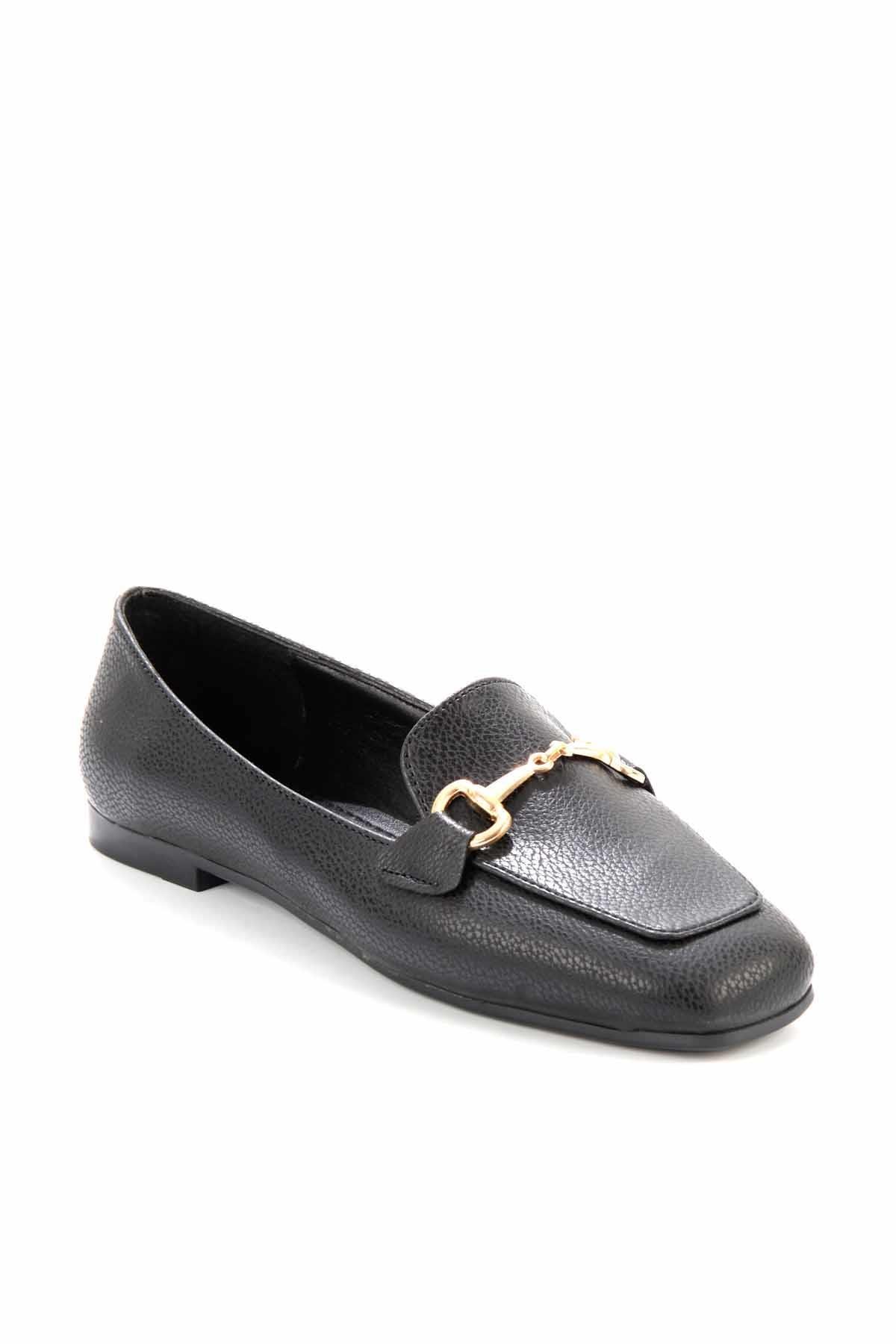 Siyah  Kadın Loafer Ayakkabı K01641165409