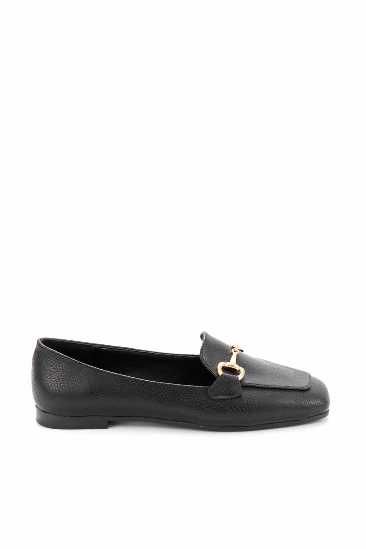 Siyah  Kadın Loafer Ayakkabı K01641165409