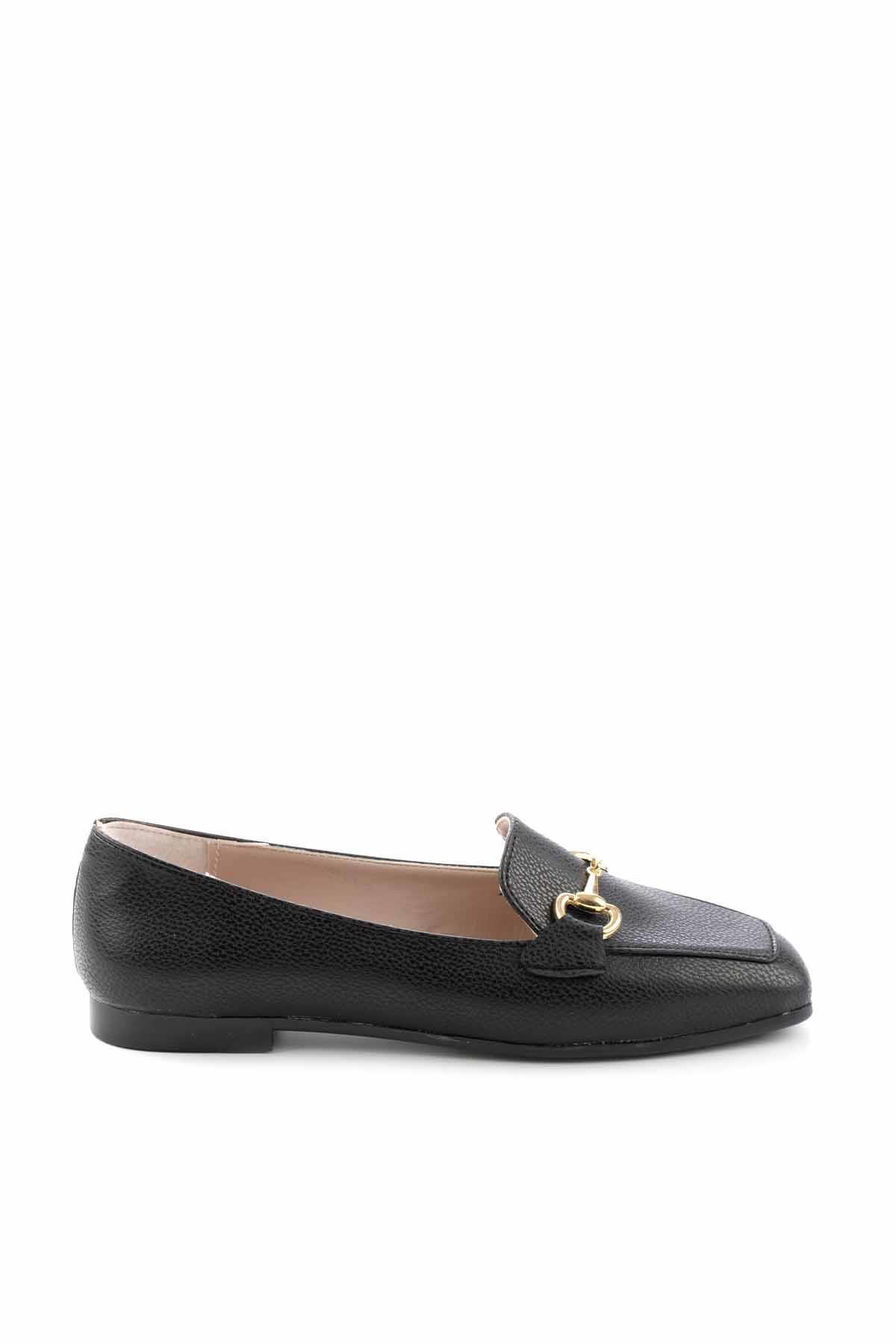 Siyah  Kadın Loafer Ayakkabı K01641165409