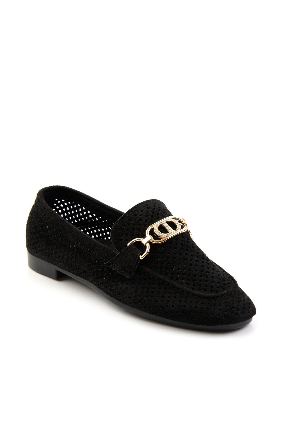 Siyah  Kadın Loafer Ayakkabı K01688010902