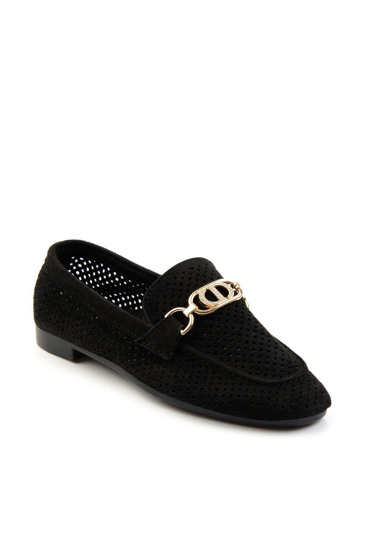 Siyah  Kadın Loafer Ayakkabı K01688010902