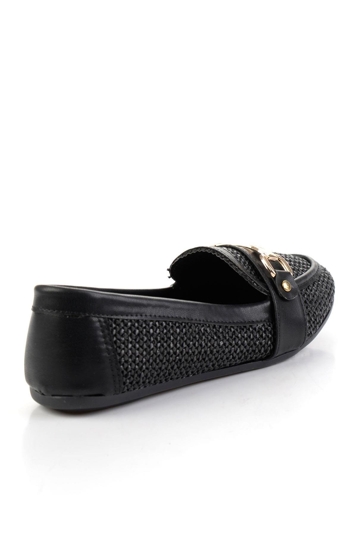 Siyah  Kadın Loafer Ayakkabı K01688011109