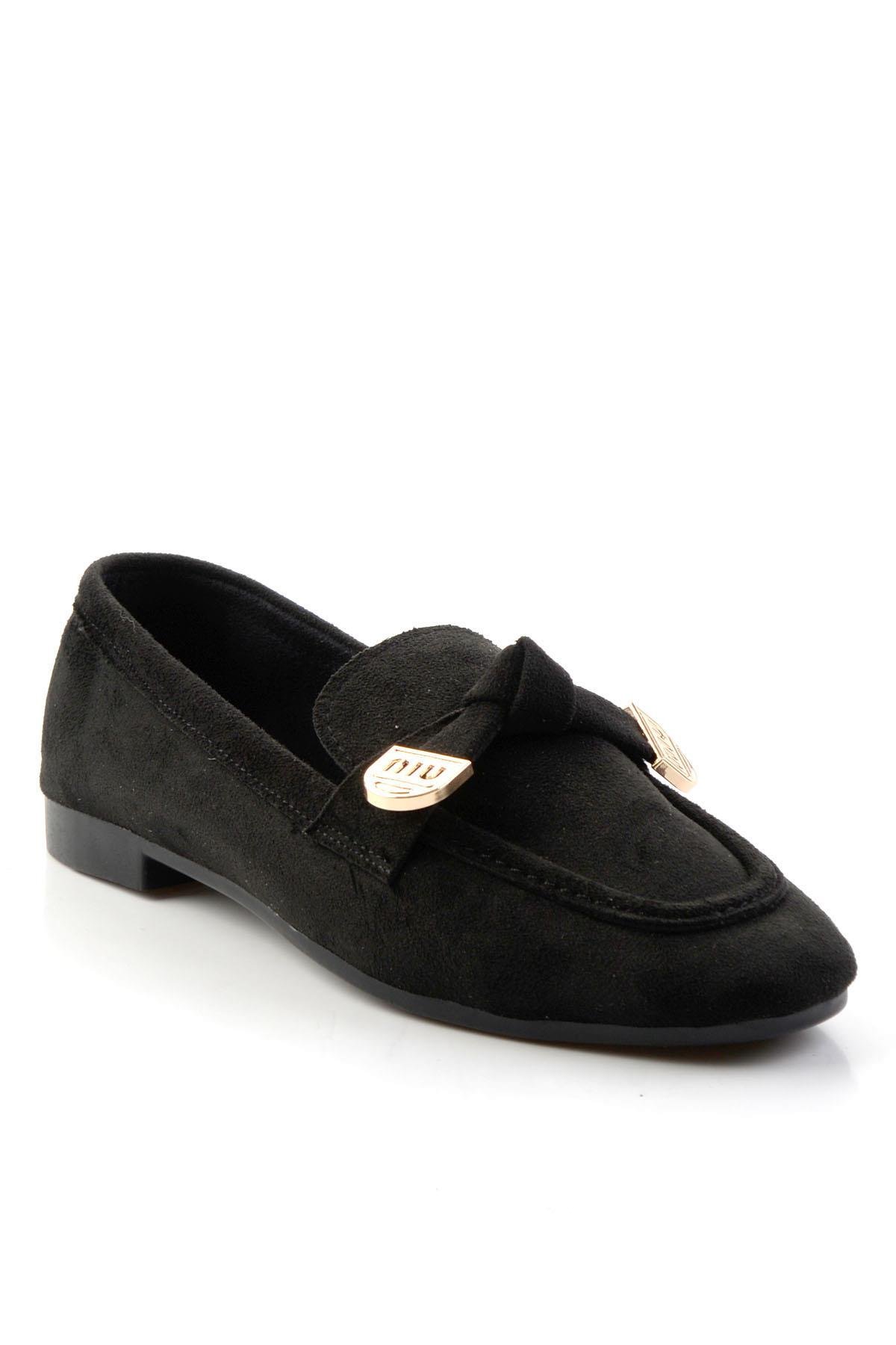 Siyah  Kadın Loafer Ayakkabı K01688011572