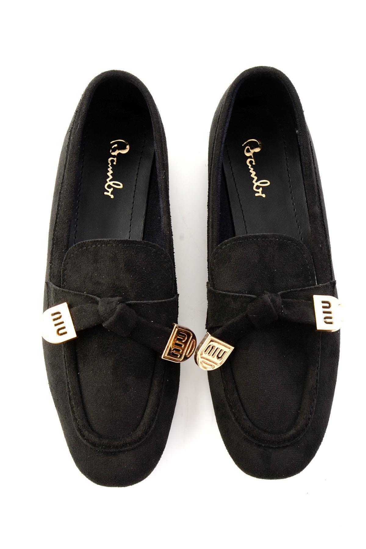 Siyah  Kadın Loafer Ayakkabı K01688011572