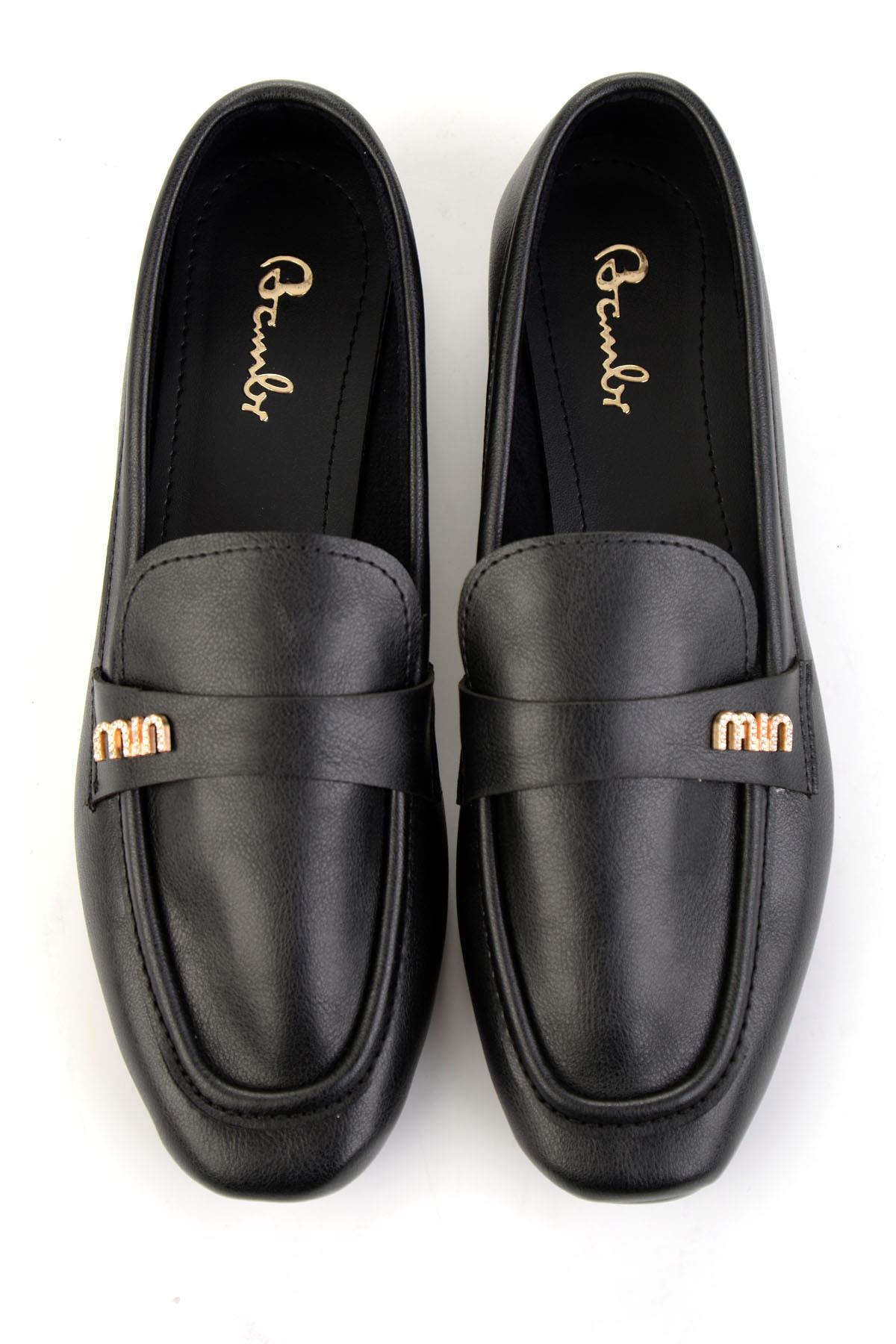 Siyah  Kadın Loafer Ayakkabı K01688011609